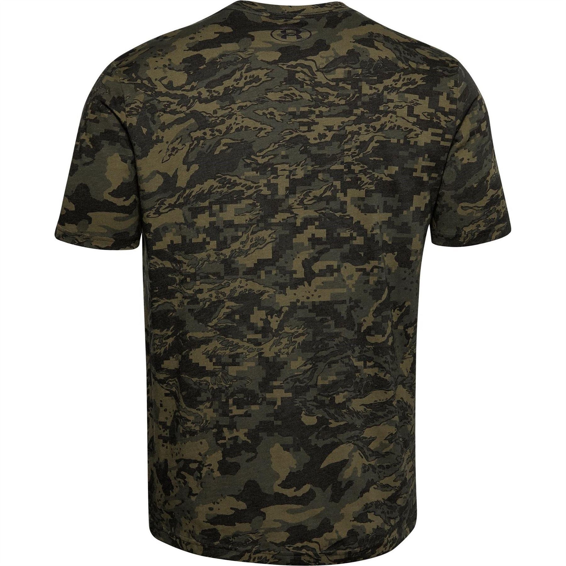Under Armour Camo Regular Fit Crew Neck Short Sleeve T-Shirt