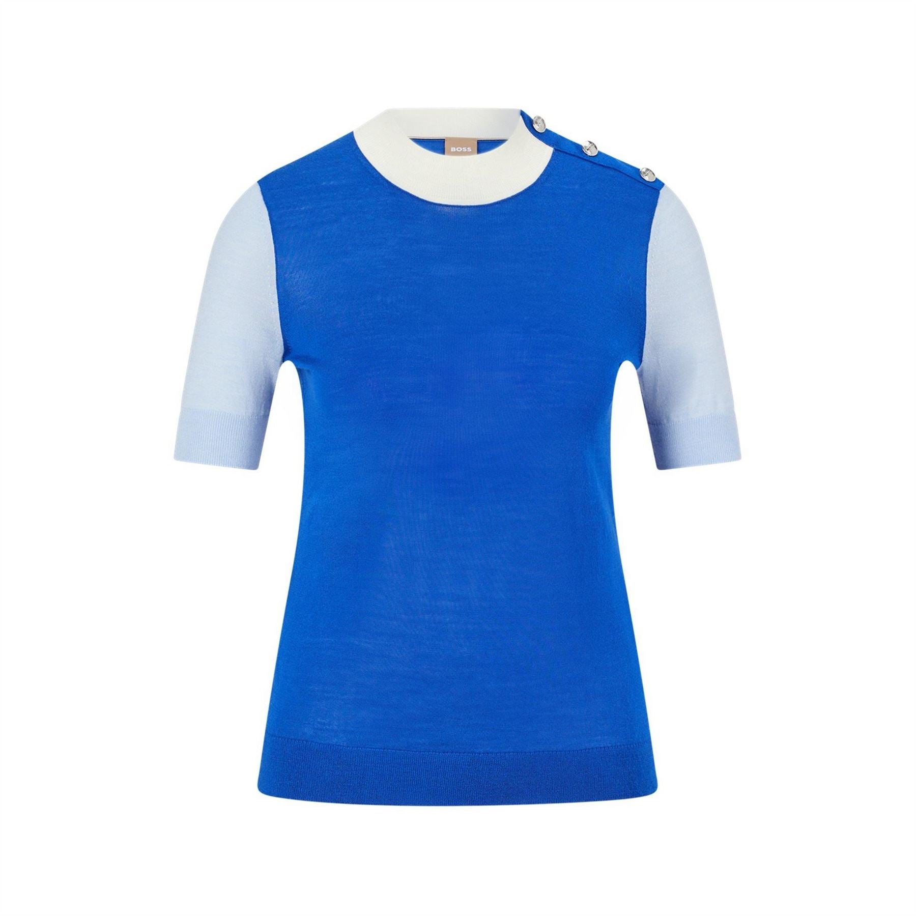 Boss Waist Length Crew Neck Relaxed Fit T-Shirt