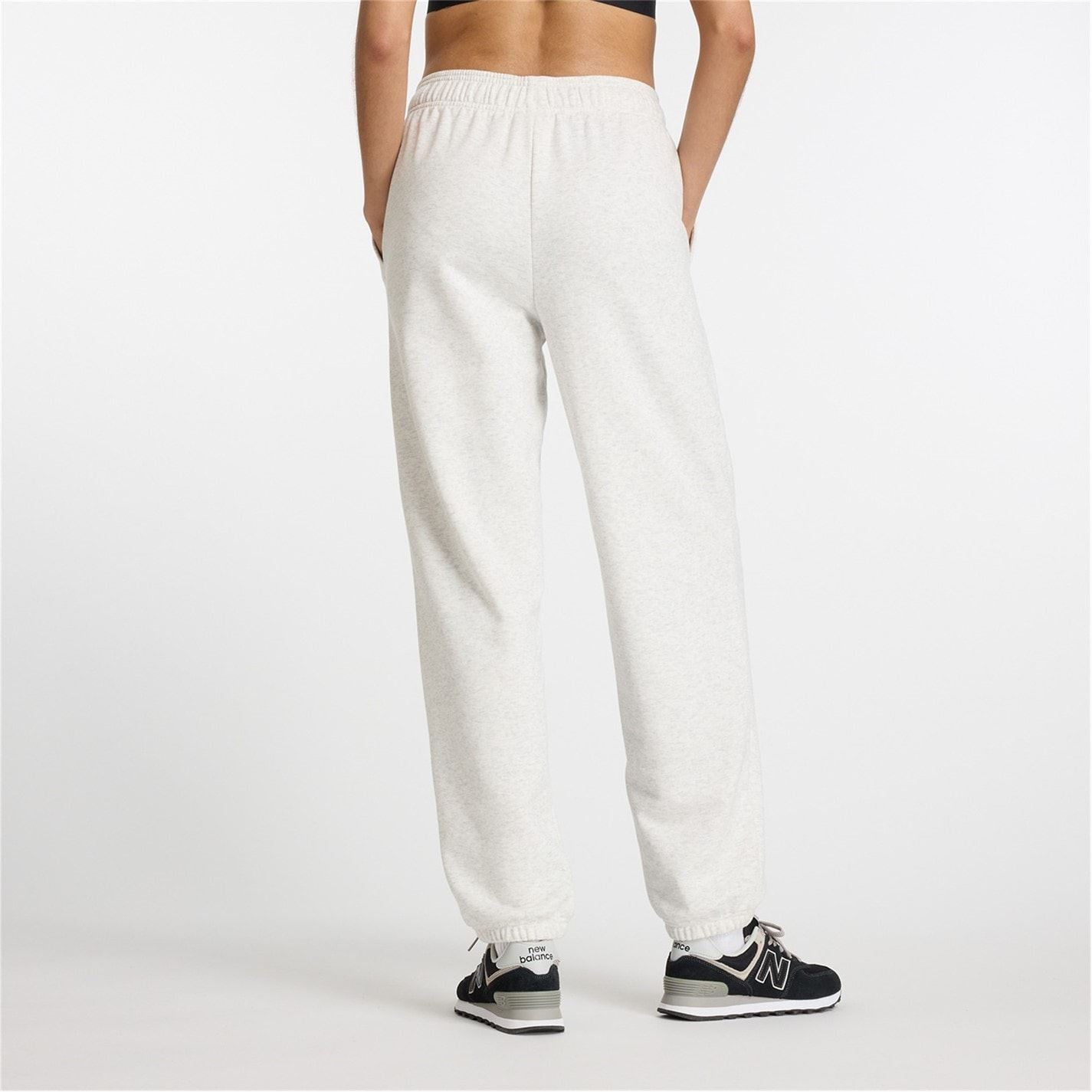 New Balance Womens Balance Closed Hem Fleece Joggers