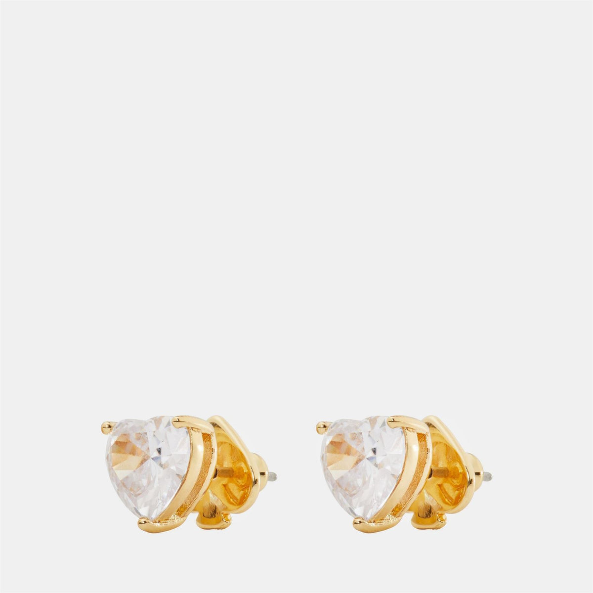 Kate Spade Cubic Zirconia Heart Glitter Stud Earrings