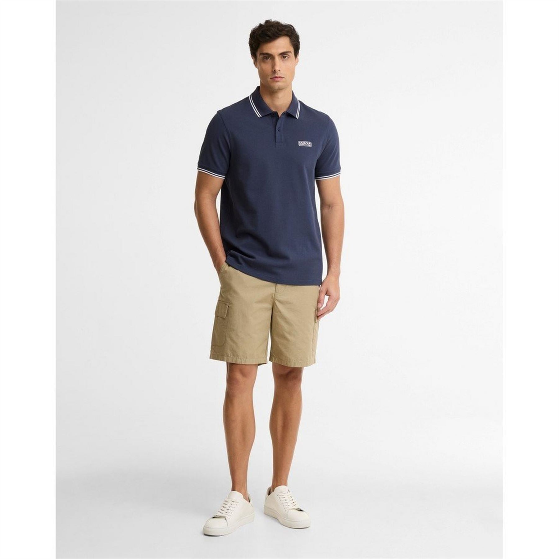 Barbour International Tipped Short Sleeve Polo Shirt