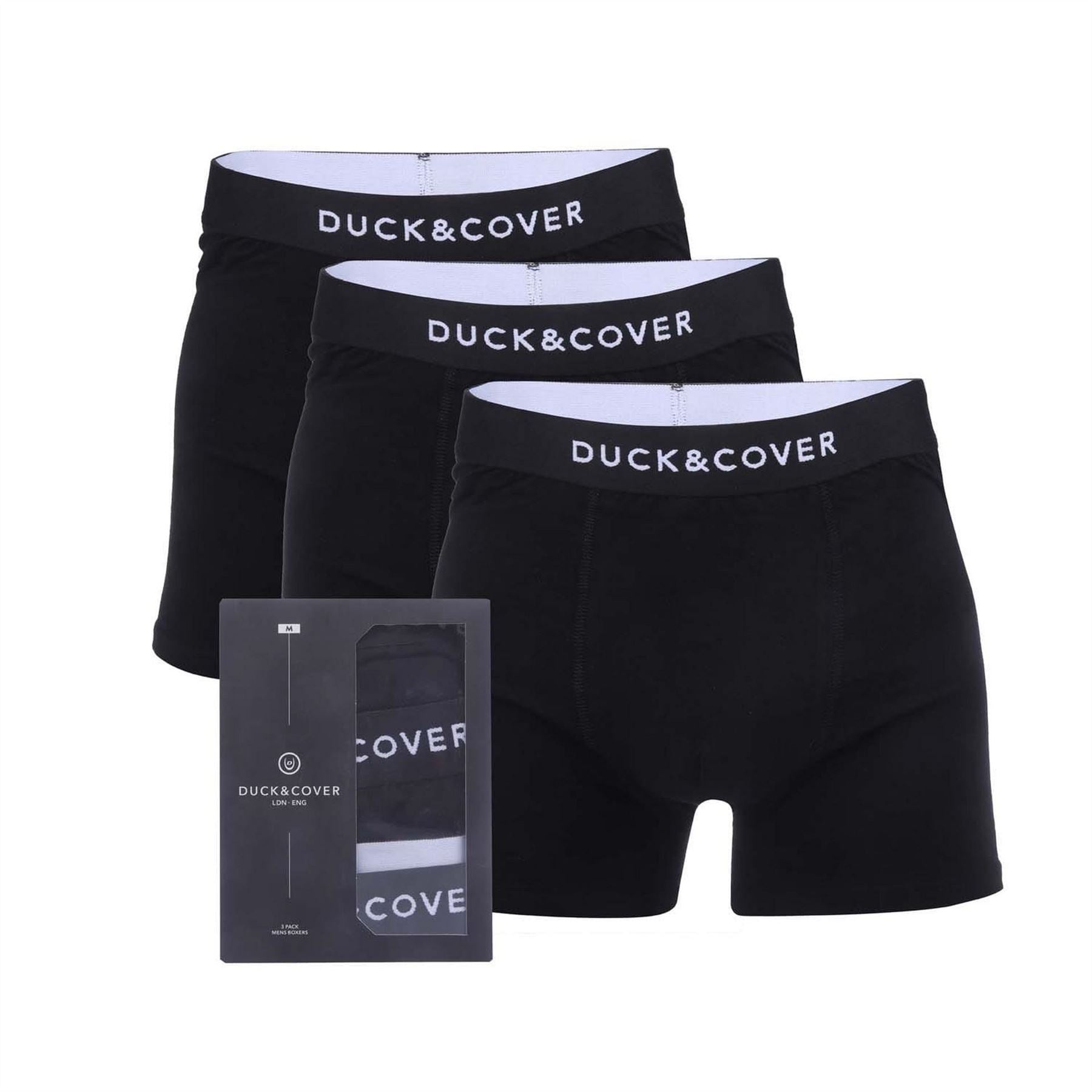 Duck and Cover Sagnet 3 Pack Boxer Shorts