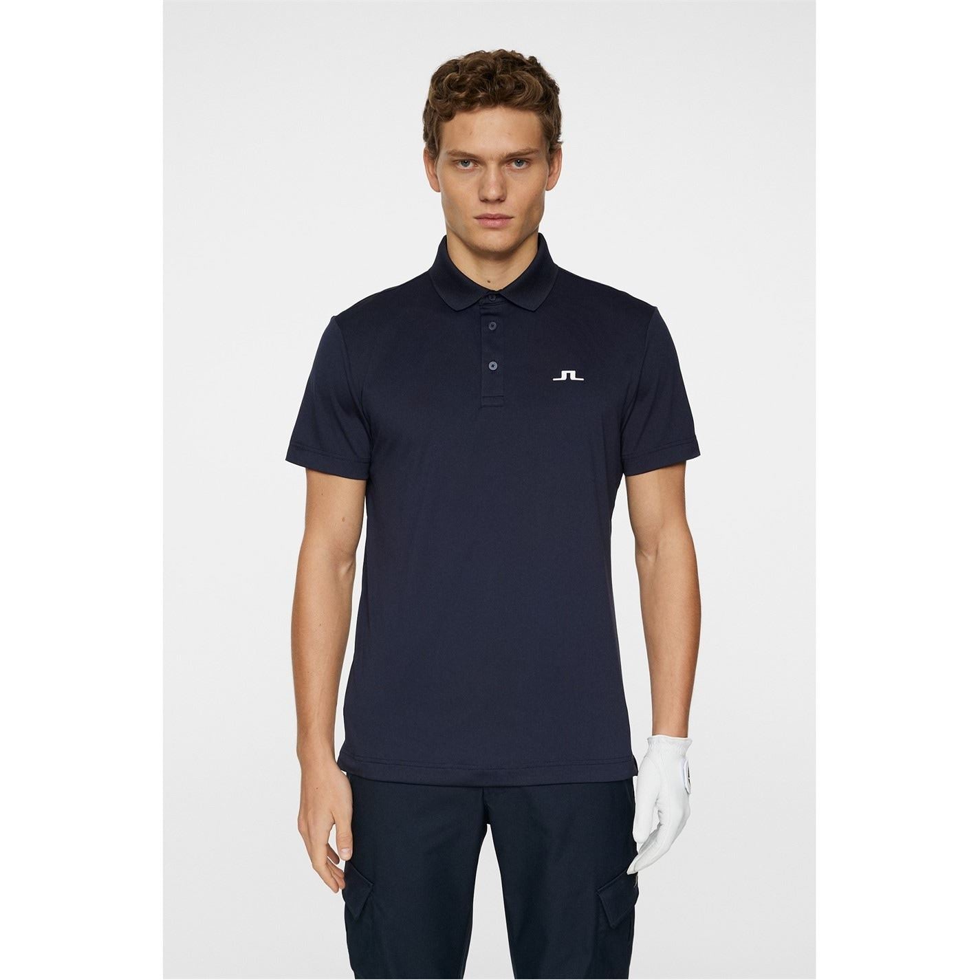J Lindeberg Golf Short Sleeve Performance Polo Shirt