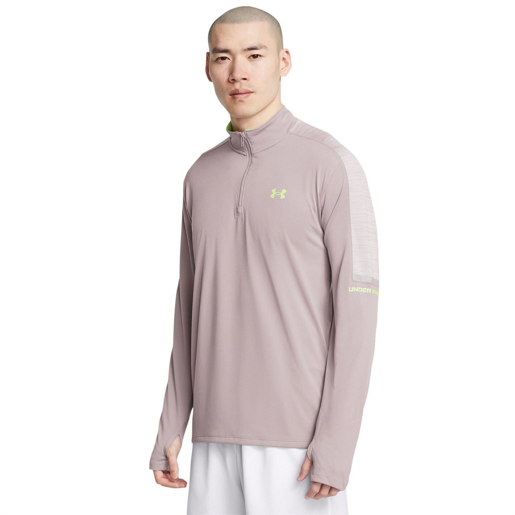 Under Armour Tech Zip Neck Long Sleeve Raglan Sweatshirt