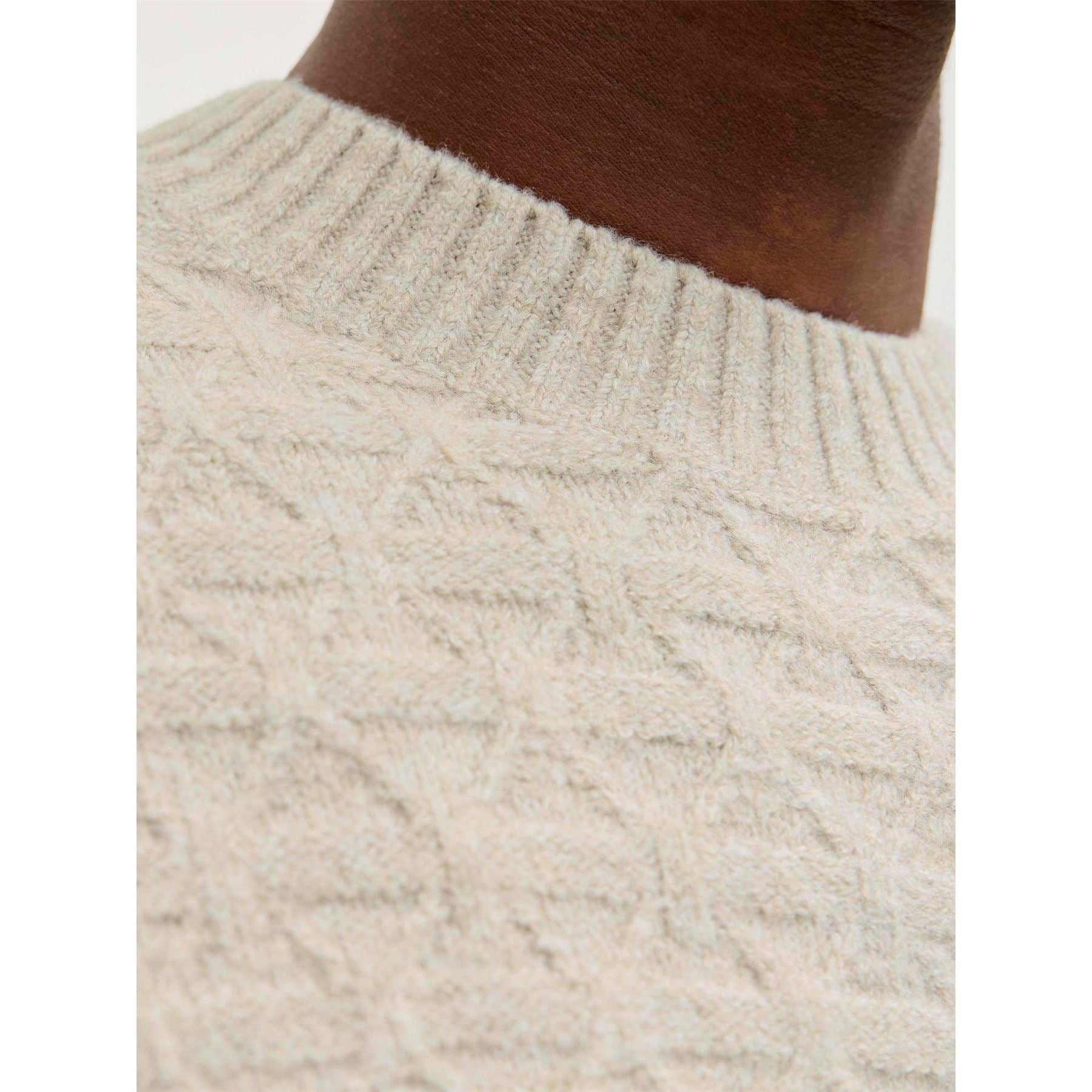 Jack and Jones Structure Knit Crew Neck Jumper