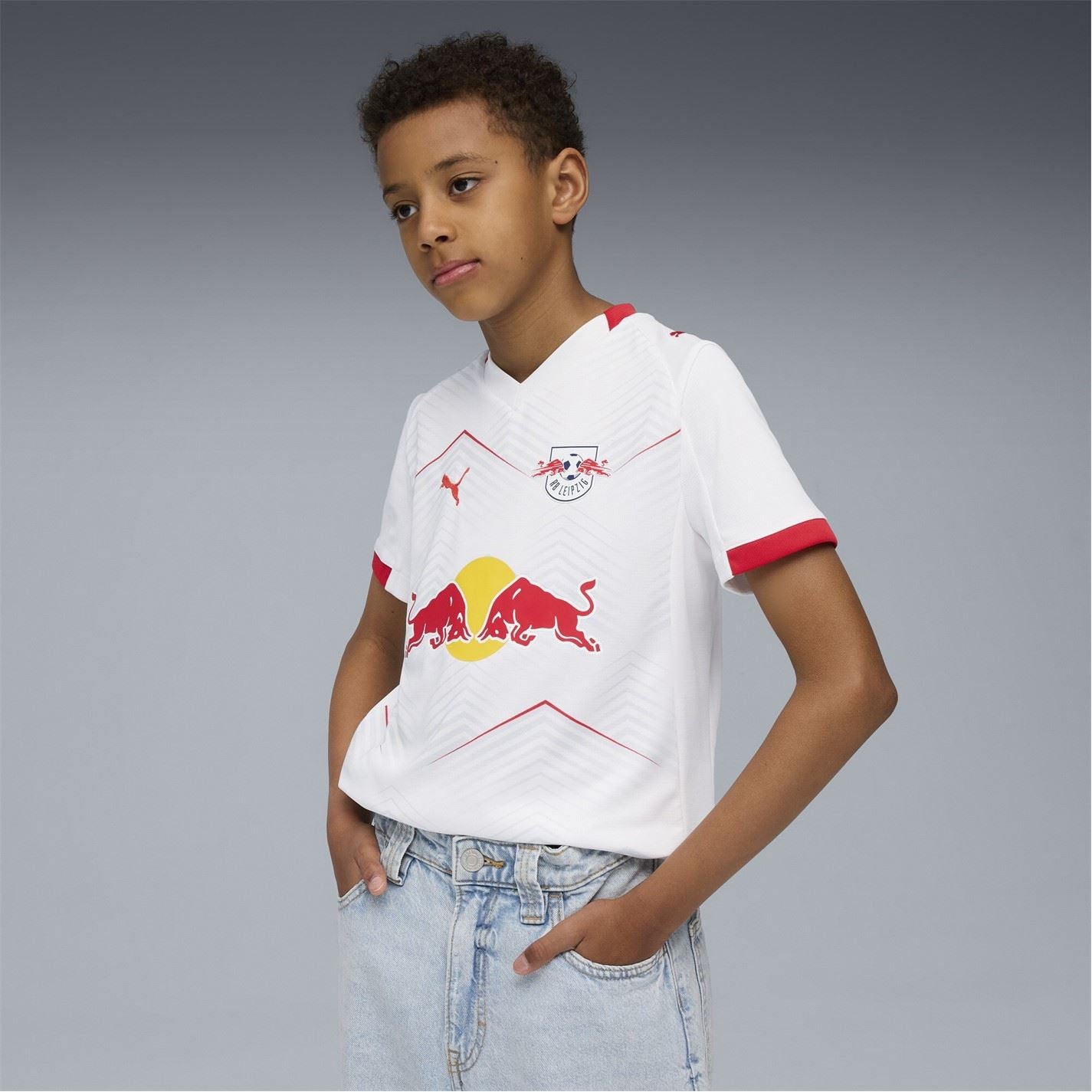 Puma Rb Leipzig Home Shirt 2025 2026 Juniors