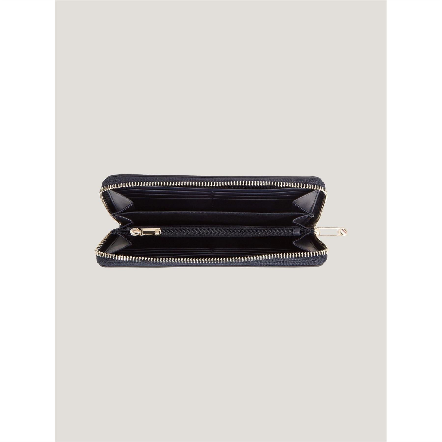 Tommy Hilfiger Th Emblem Large Zip Around Purse