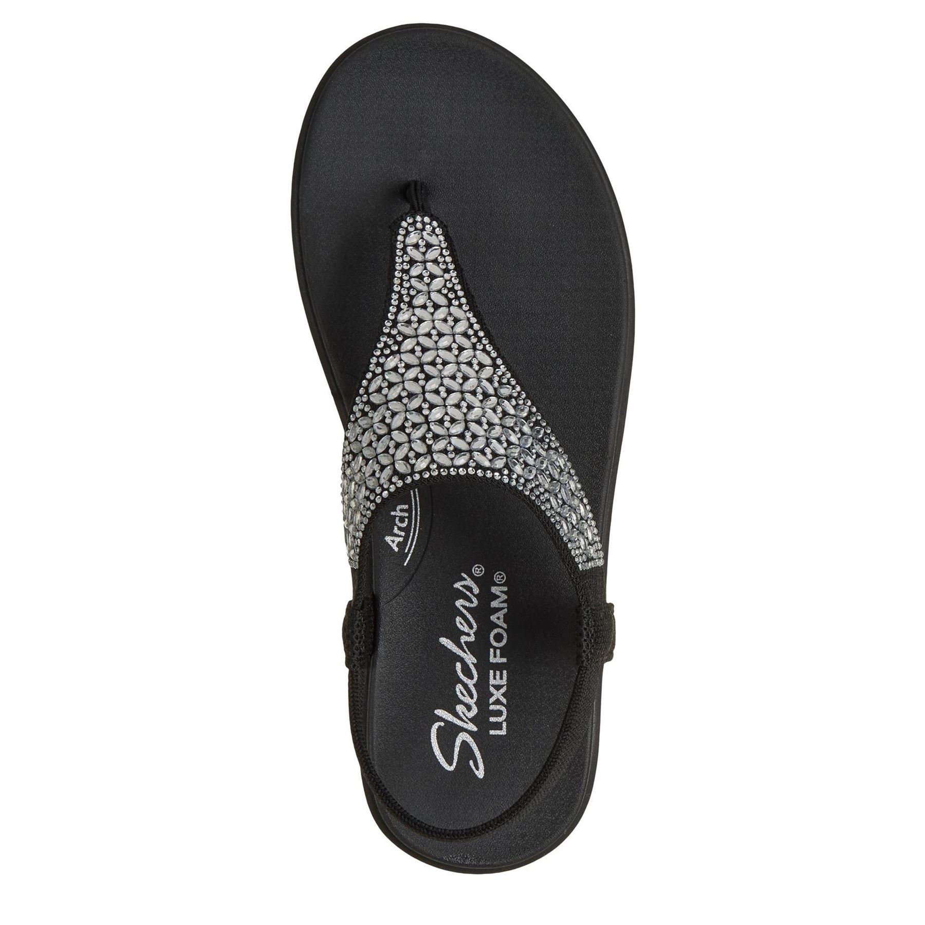 Skechers Med Luxe Me Flat Sandals