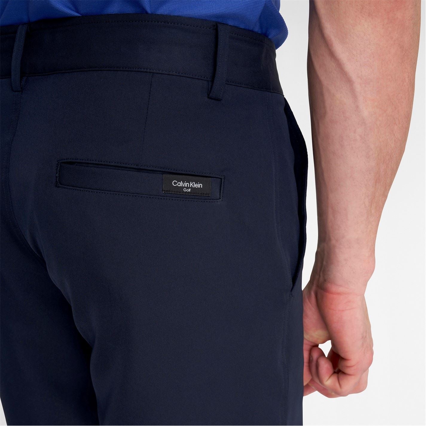 Calvin Klein Golf Logo Print Chino Bermuda Shorts