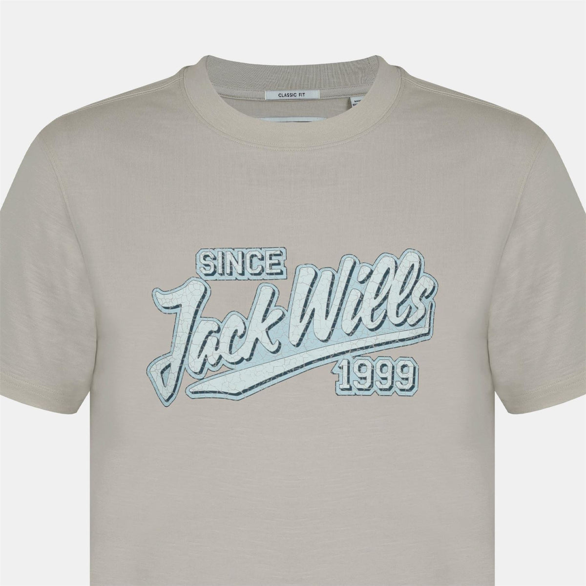 Jack Wills Retro Graphic Cotton Short Sleeve Crew Neck T-Shirt