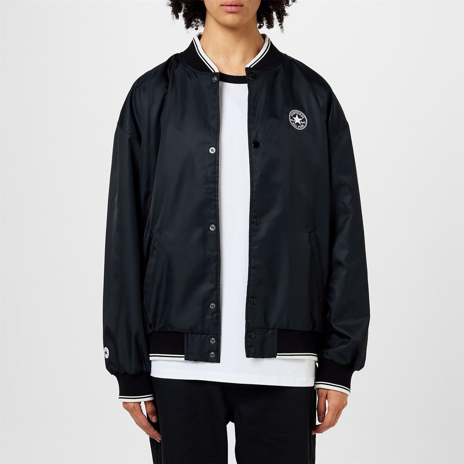 Converse Retro Snap Button Varsity Jacket