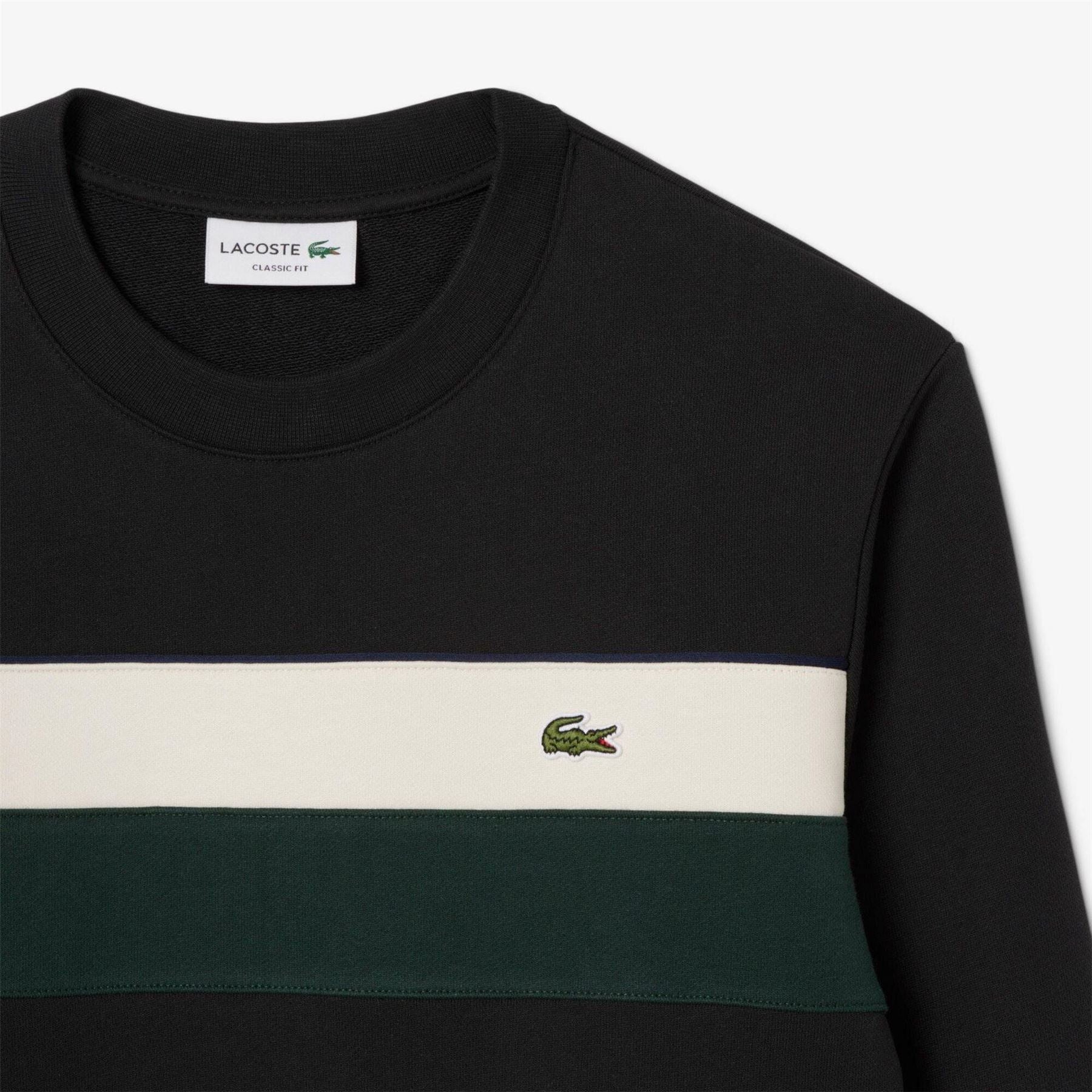 Lacoste Cotton Mix Crew Sweatshirt