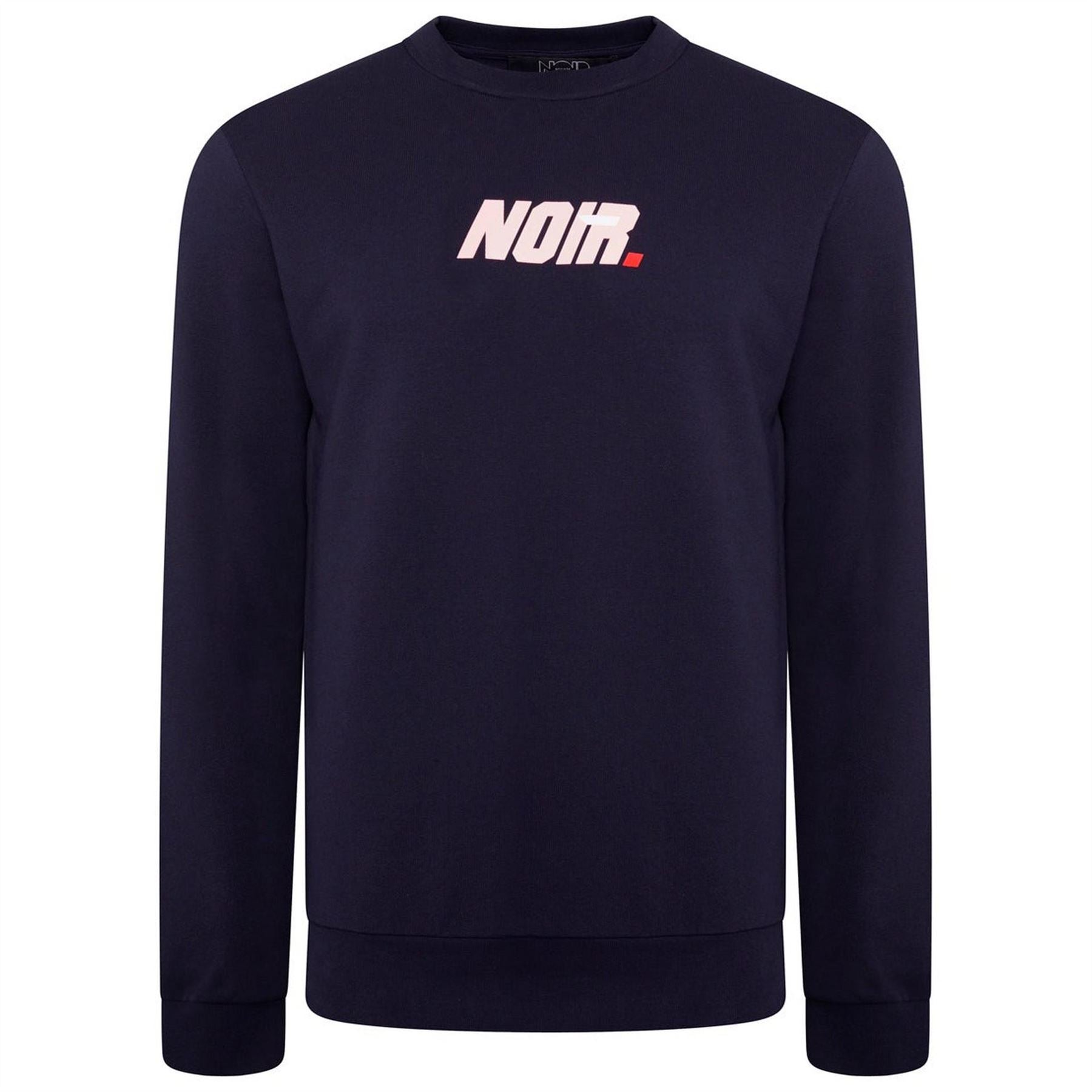 Societe Noir Lavitesse Wordmark Crew Neck Long Sleeve Sweatshirt