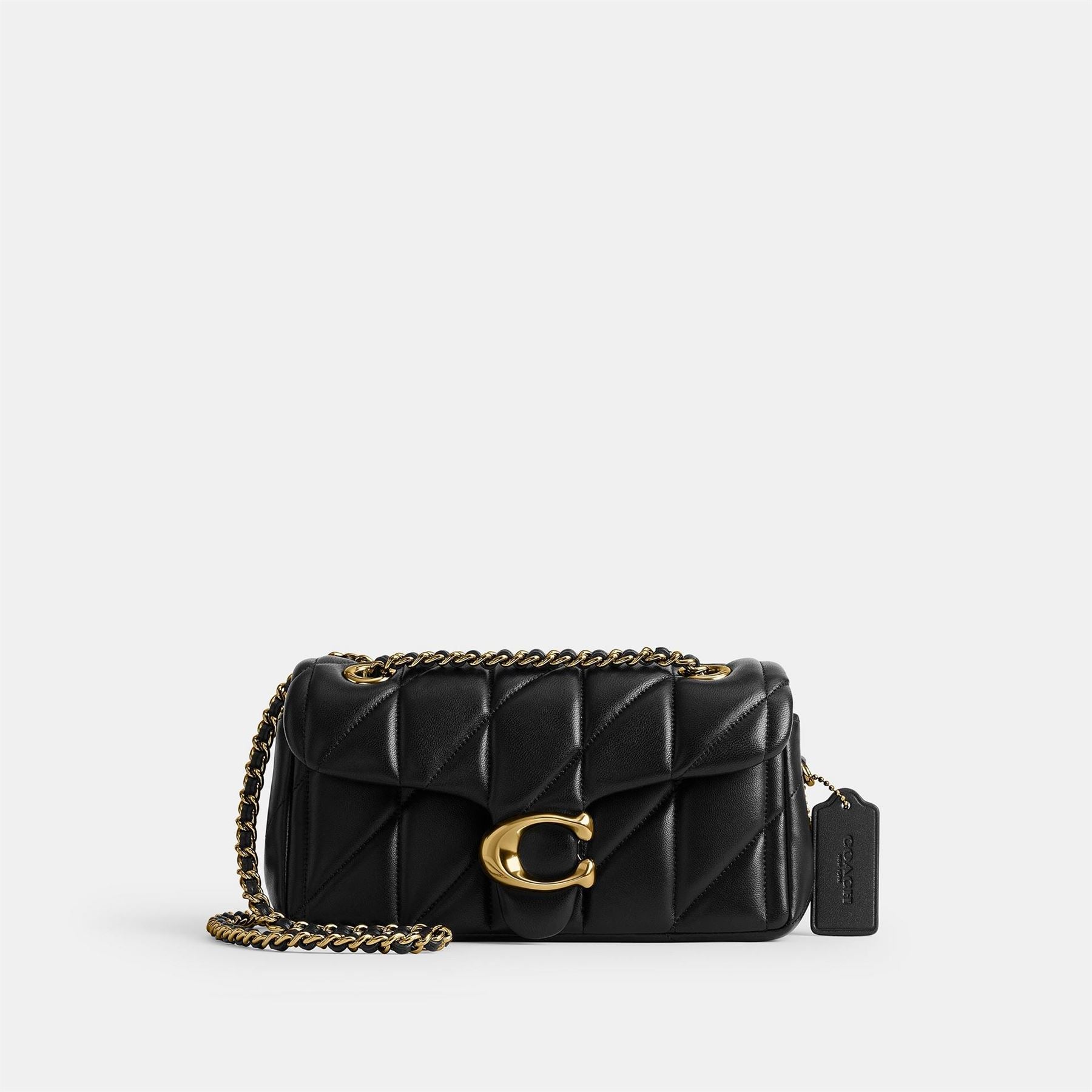Coach Tabby 20 Geometric Patterned Chain Shoulder Bag