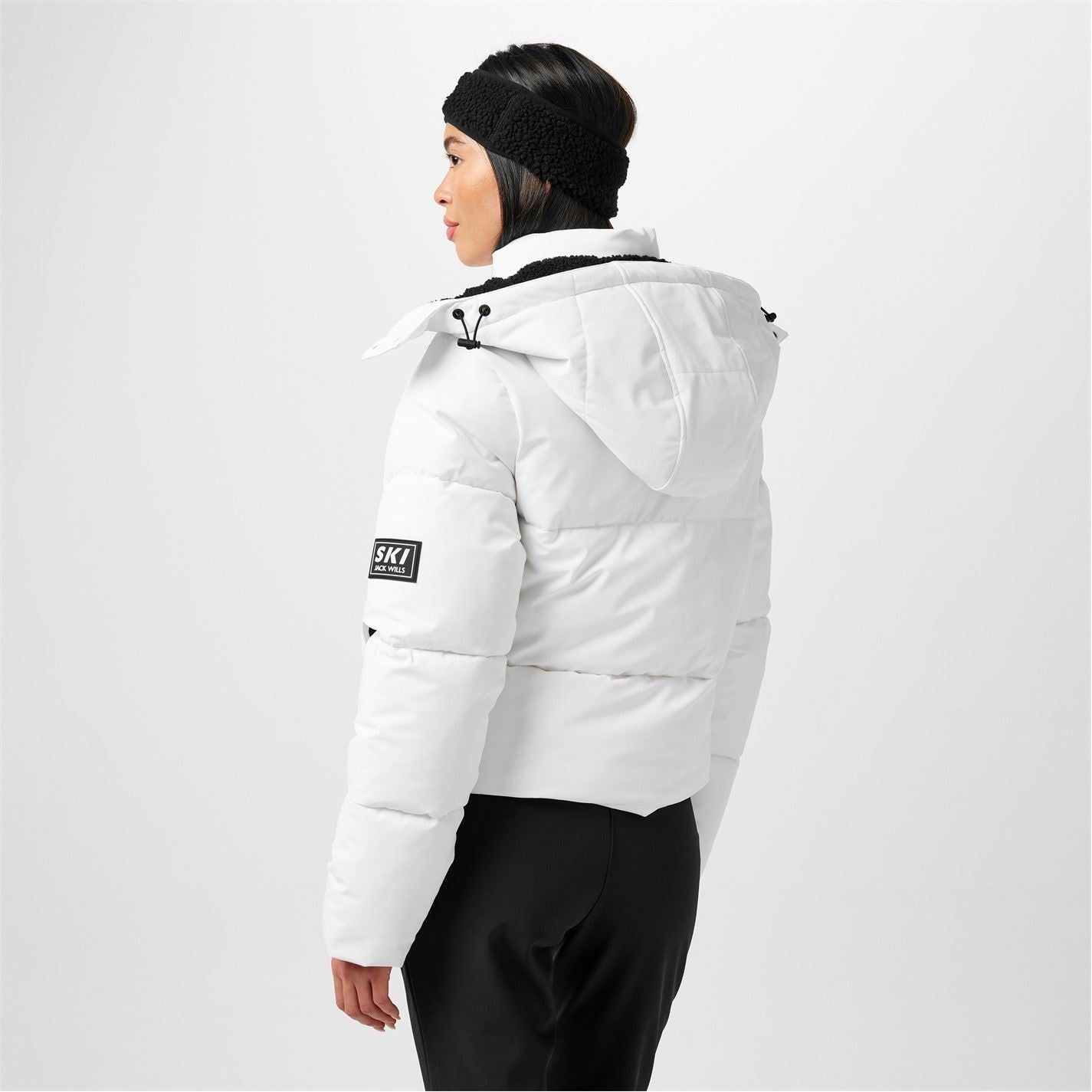 Jack Wills Cropped Hooded Ski Jacket