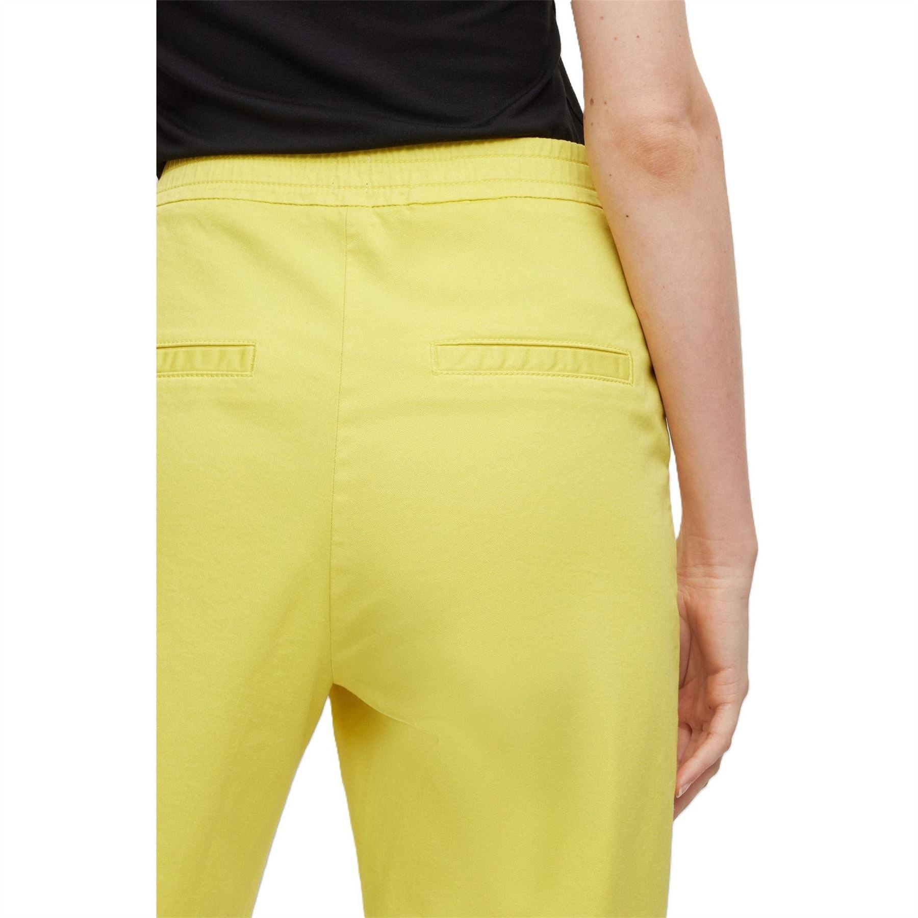Boss Tolinda D Solid Patterned Straight Trousers