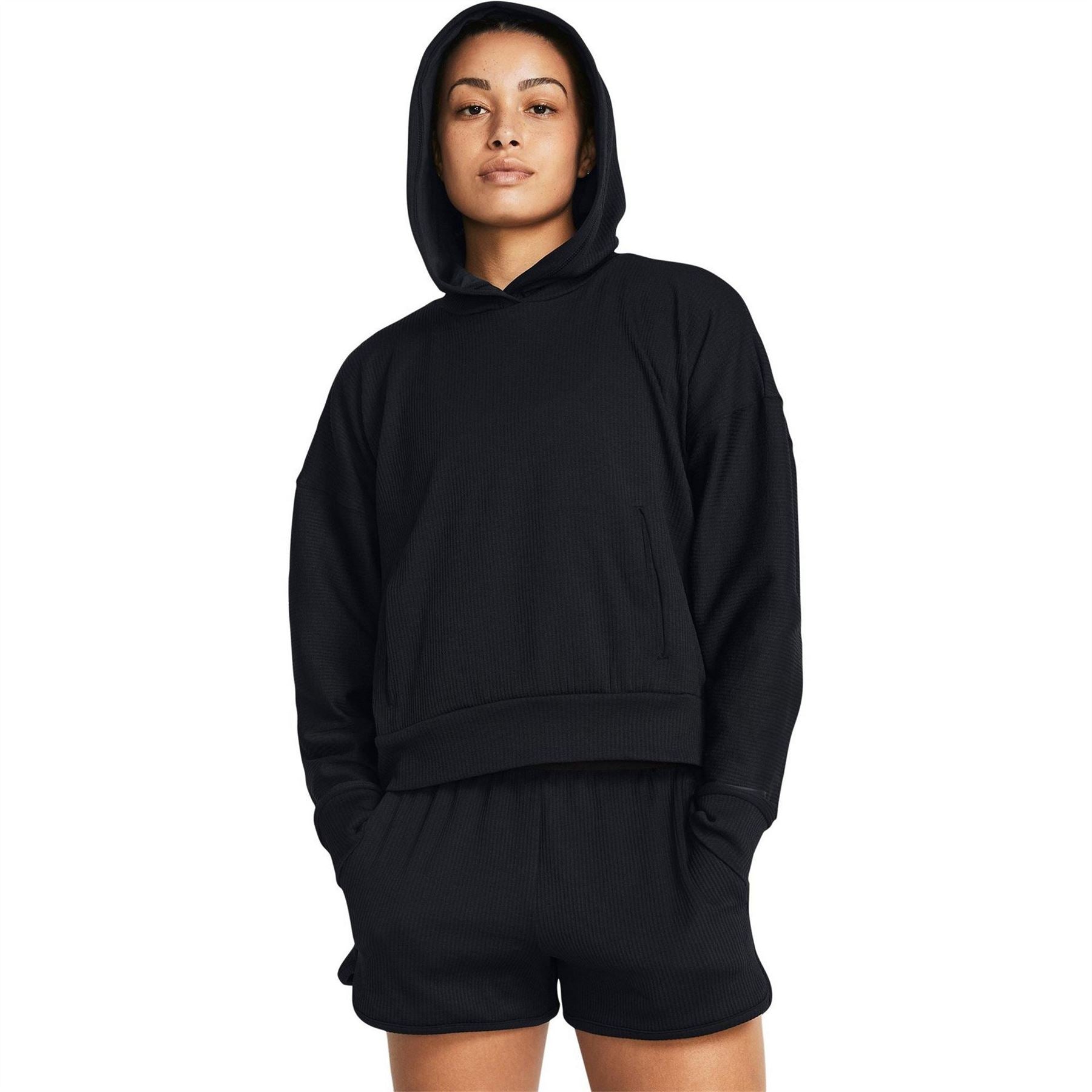 Under Armour Journey Rubber Badge Hooded Long Sleeve Sweatshirt
