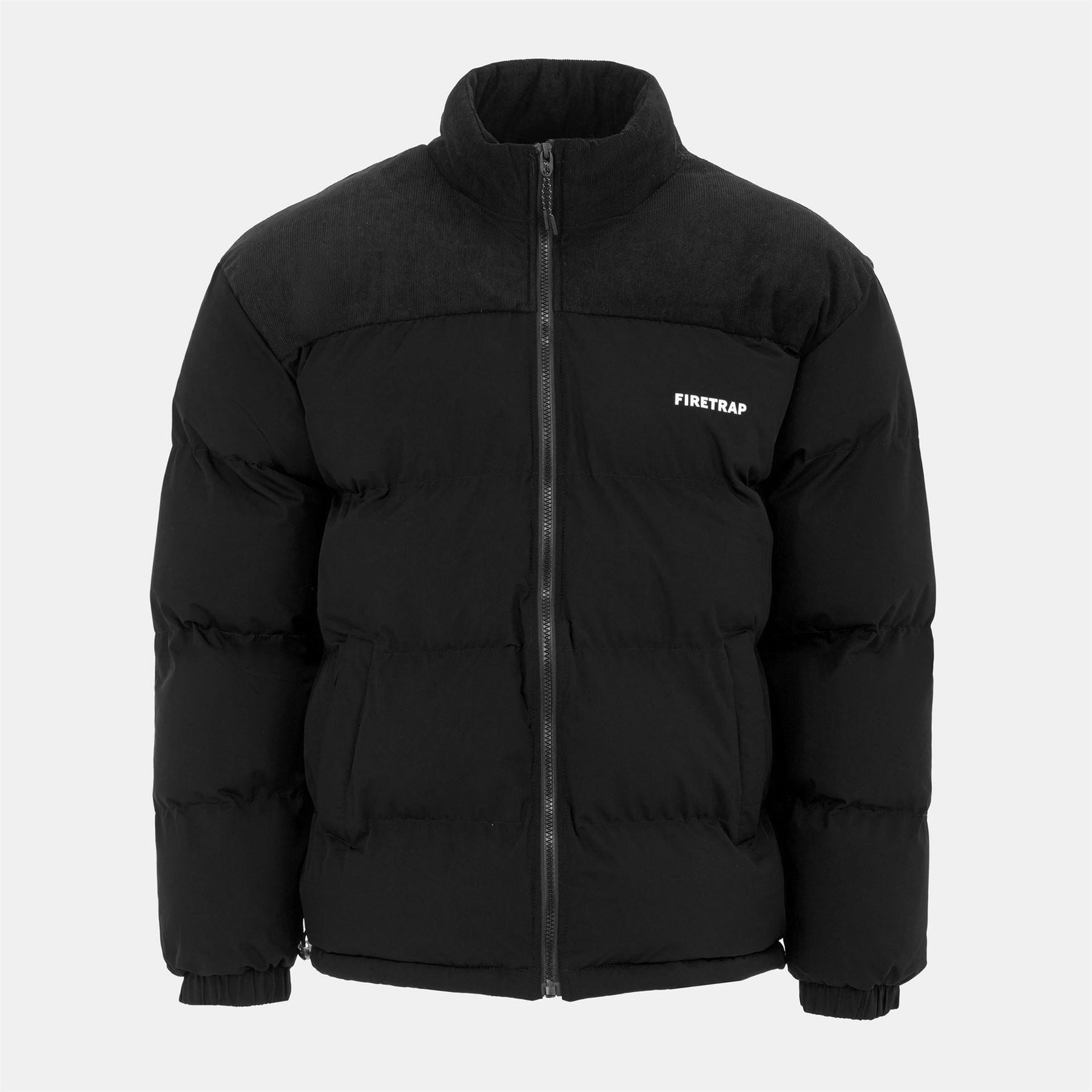 Firetrap Full Zip Funnel Neck Long Sleeve Puffer Jacket