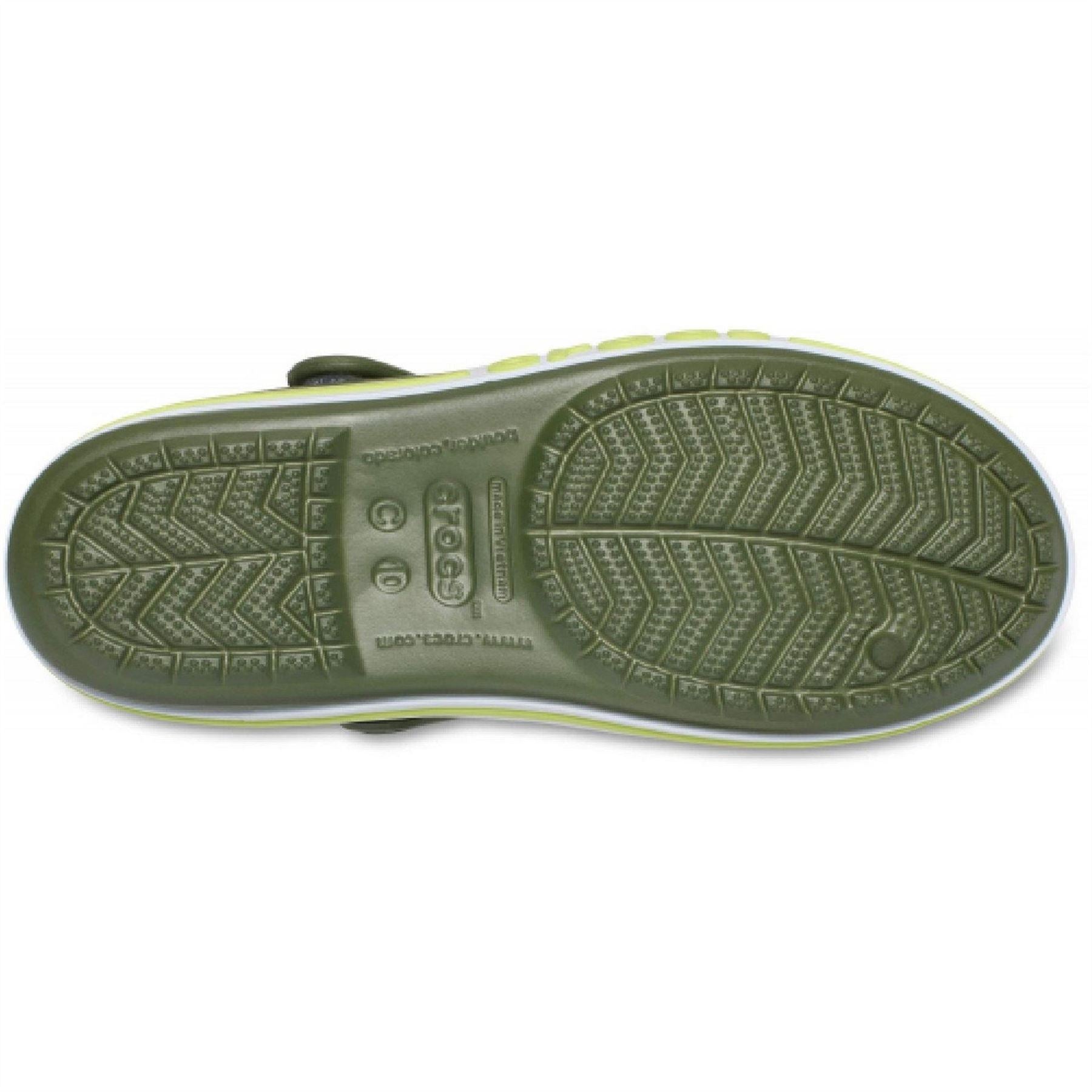 Crocs Bayaband Stripe Patterned Closed Toe Sandals