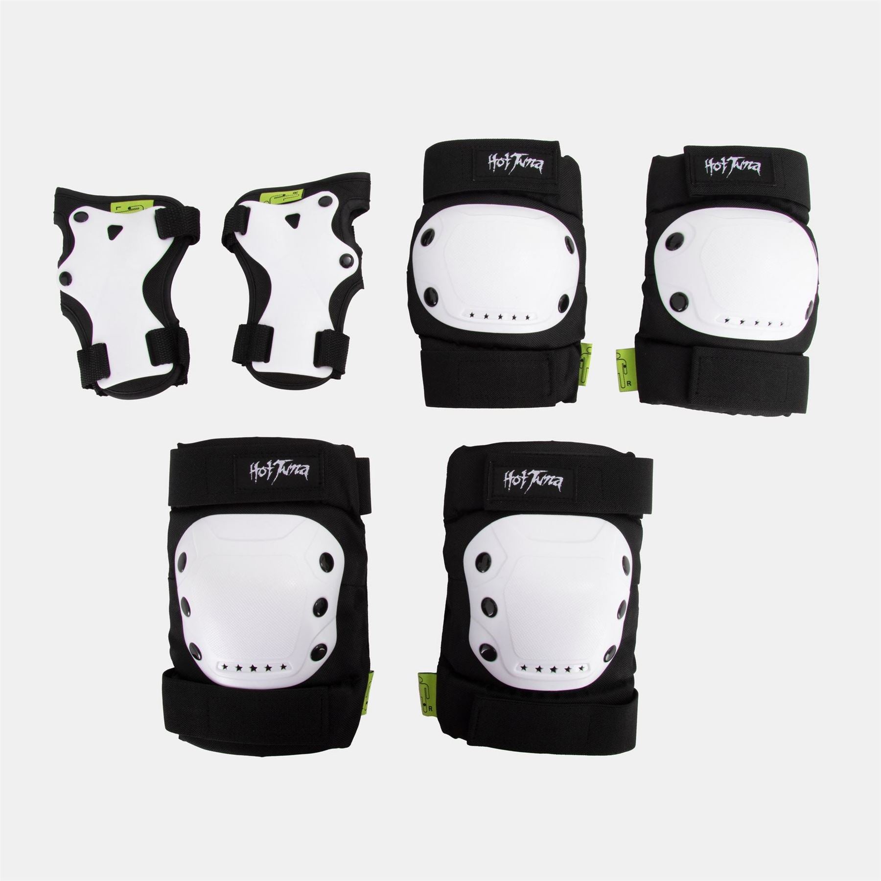 Hot Tuna Skate Protector 3pc Set   Knee Pads Elbow Pad And Wrist Guards