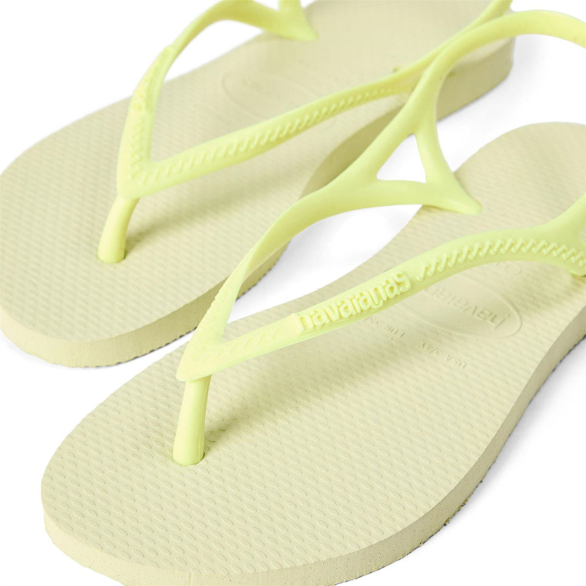 Havaianas Sunny Ii Lime Green 33 34 Flip Flops Unisex Kids