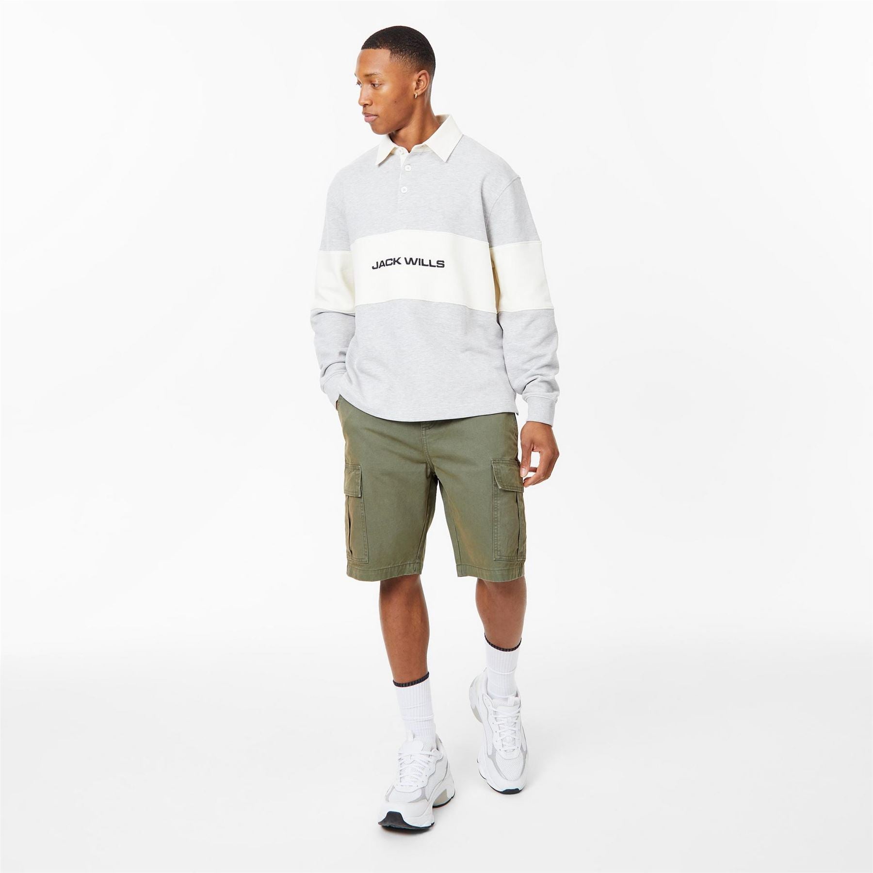 Jack Wills Twill Cargo Shorts