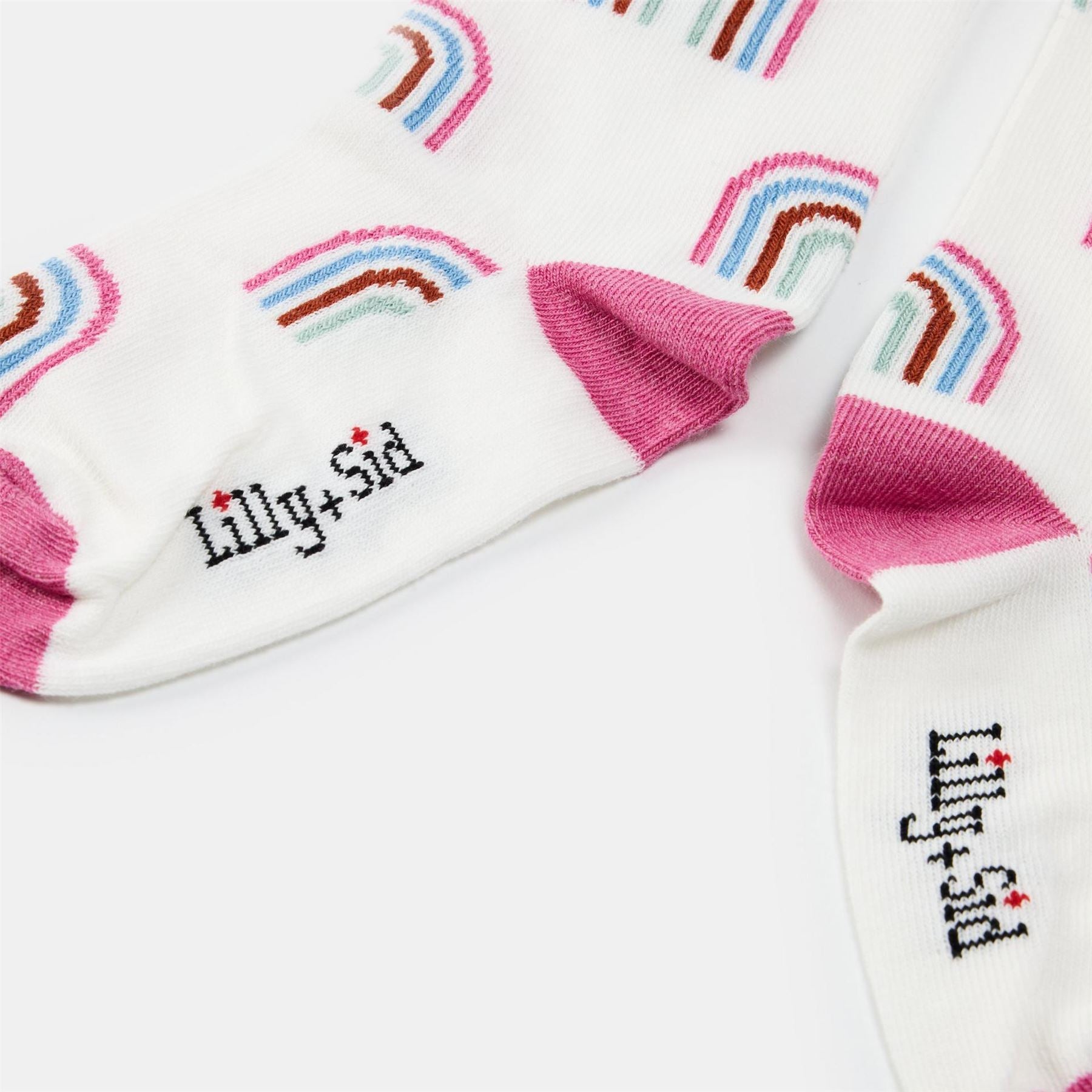 Lilly and Sid Rainbow Patterned Tights