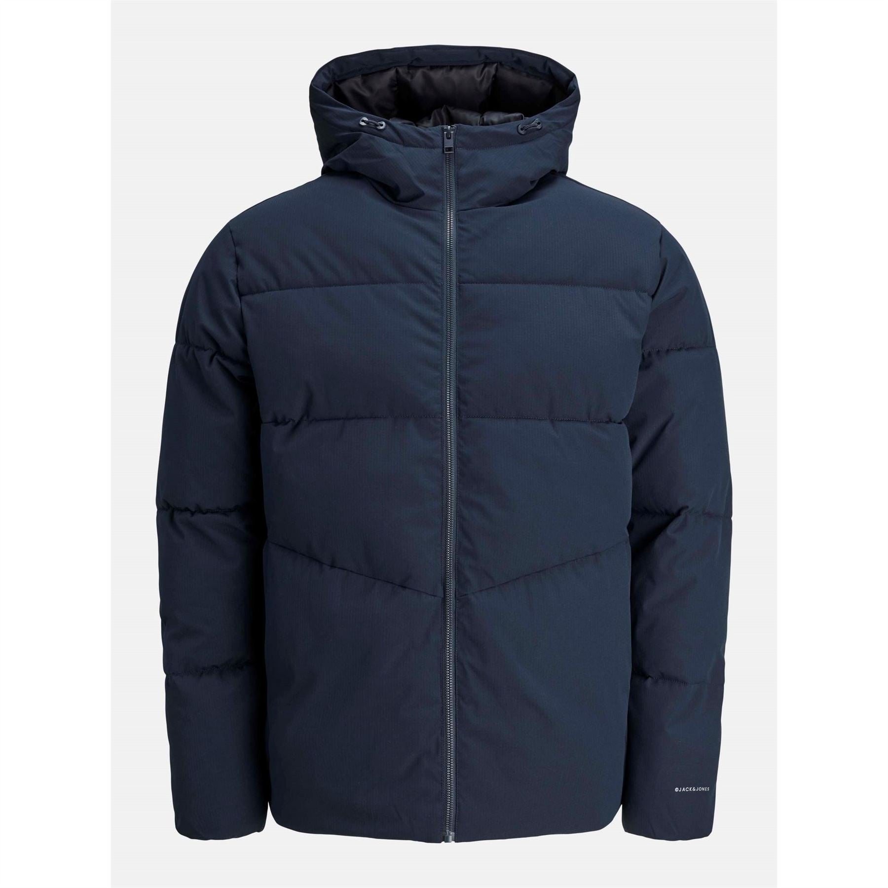 Jack and Jones Solid Patterned Global Puffer Jacket