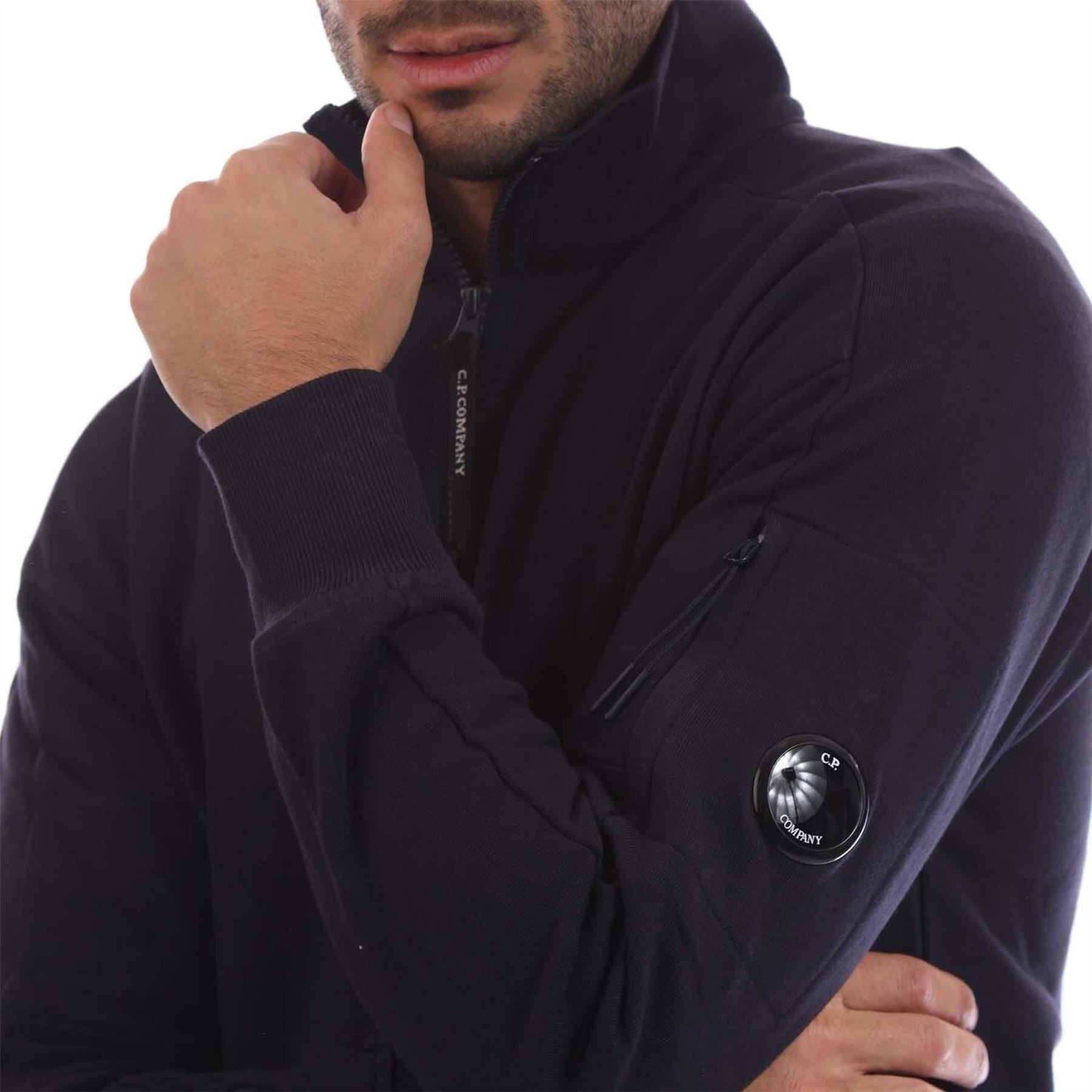 CP Company Raised Fleece Half Zip Sweatshirt
