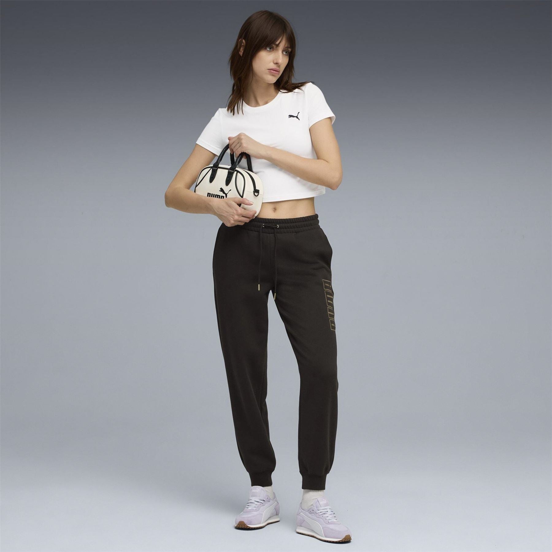 Puma Maximal Metallic Comfort Fleece Jogging Bottoms