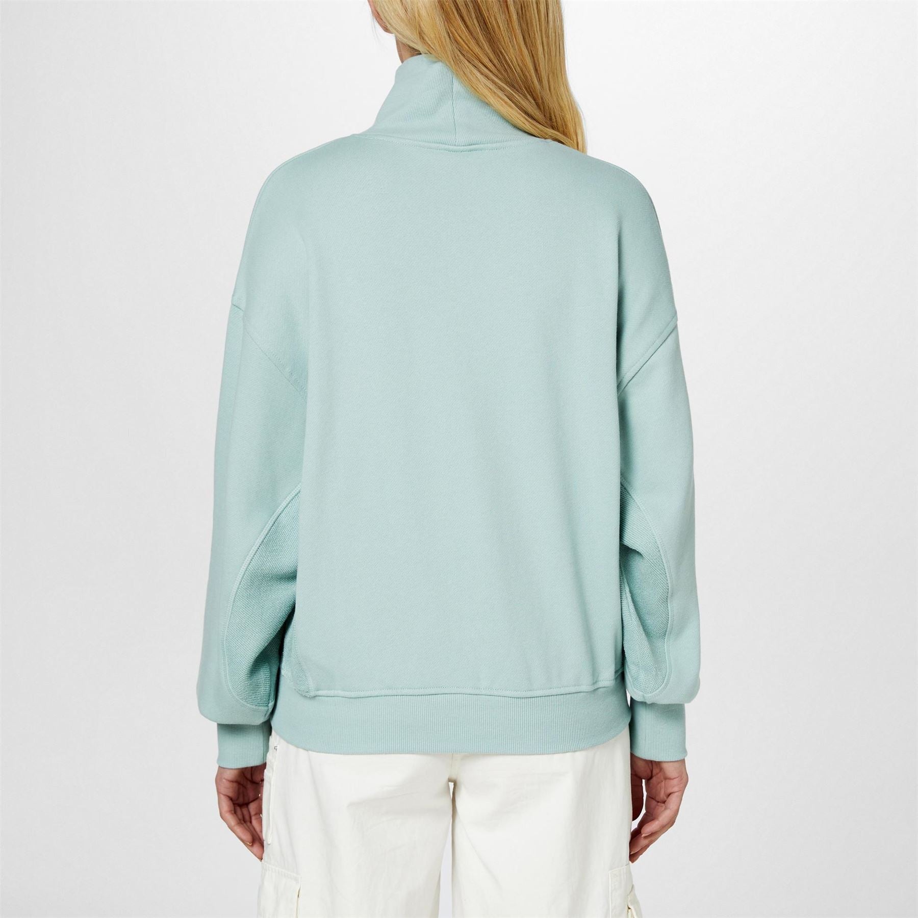 Reebok Wide Cotton Fleece Tracksuit Top