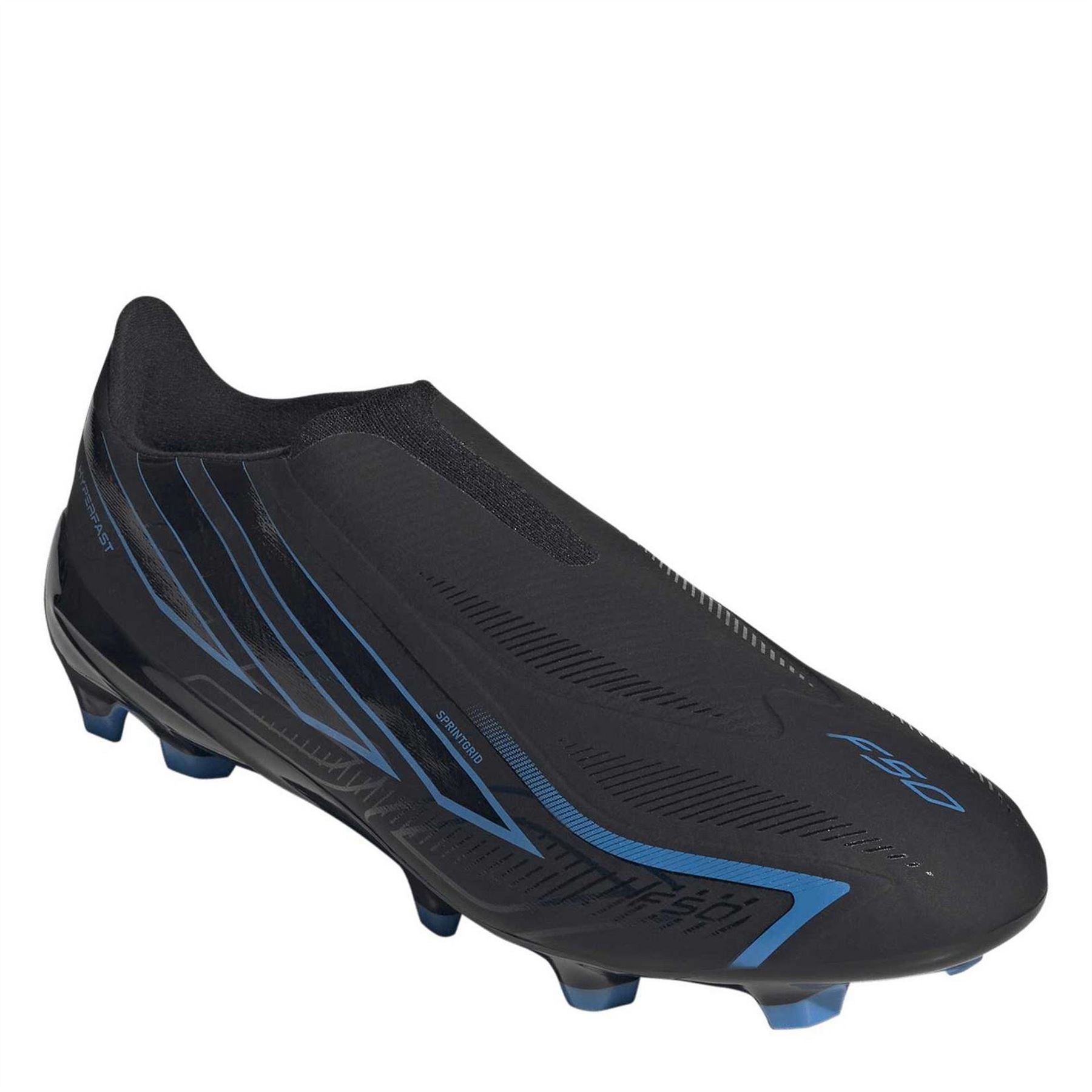 adidas Mens Hyperfast League Laceless Firm Ground Football Boots