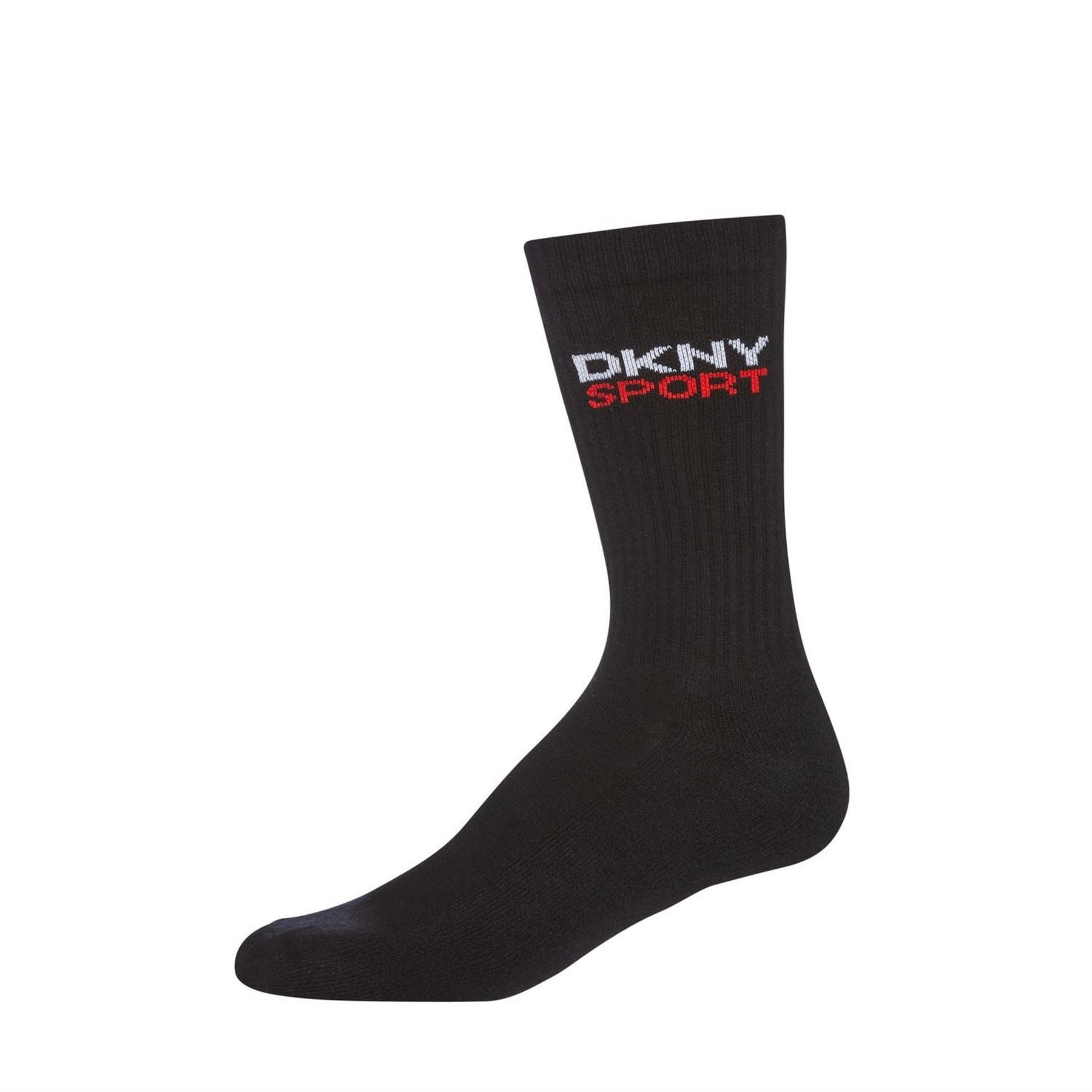 DKNY Mens 6 Pack Sports Socks Dogwood