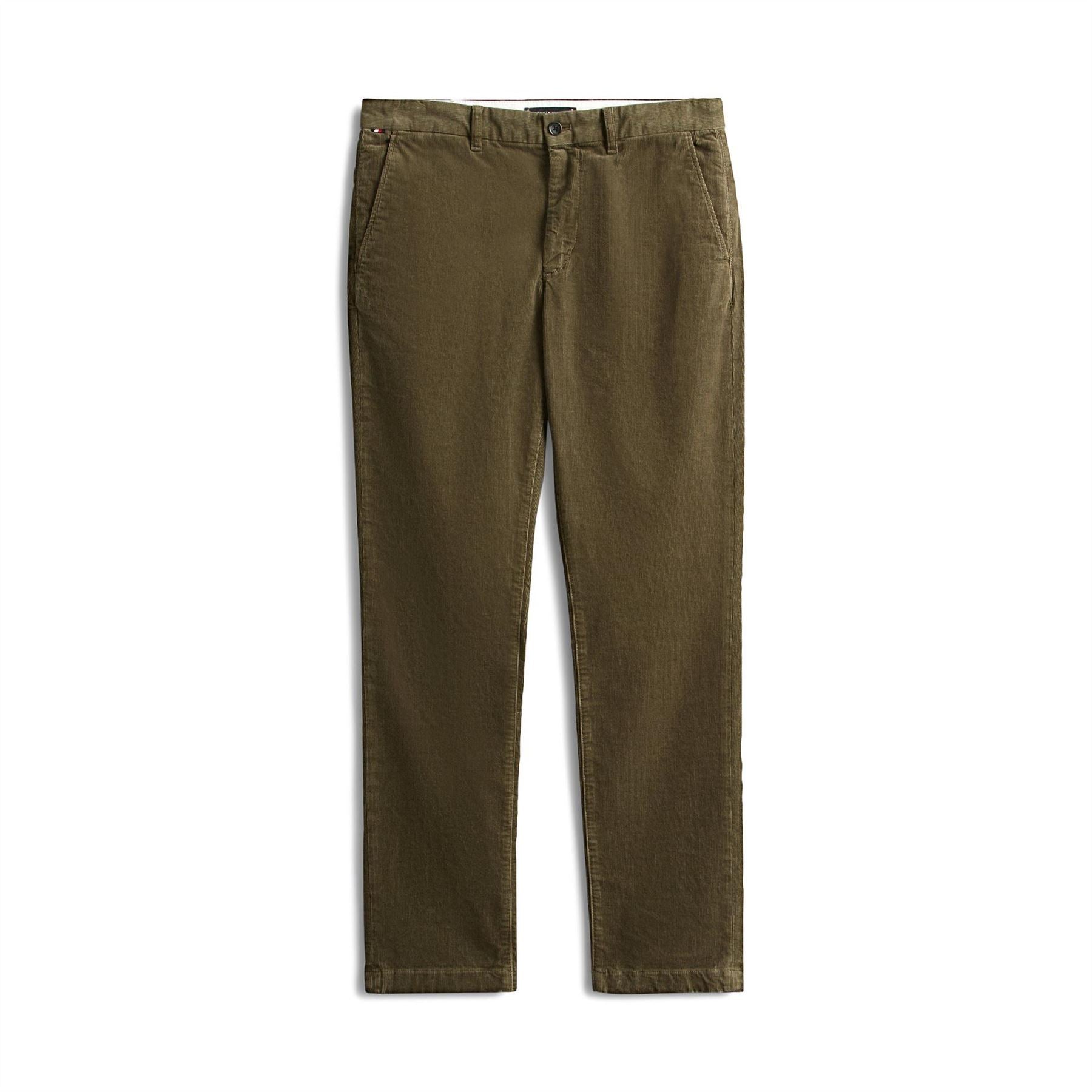 Tommy Hilfiger Denton Solid Patterned Straight Chinos