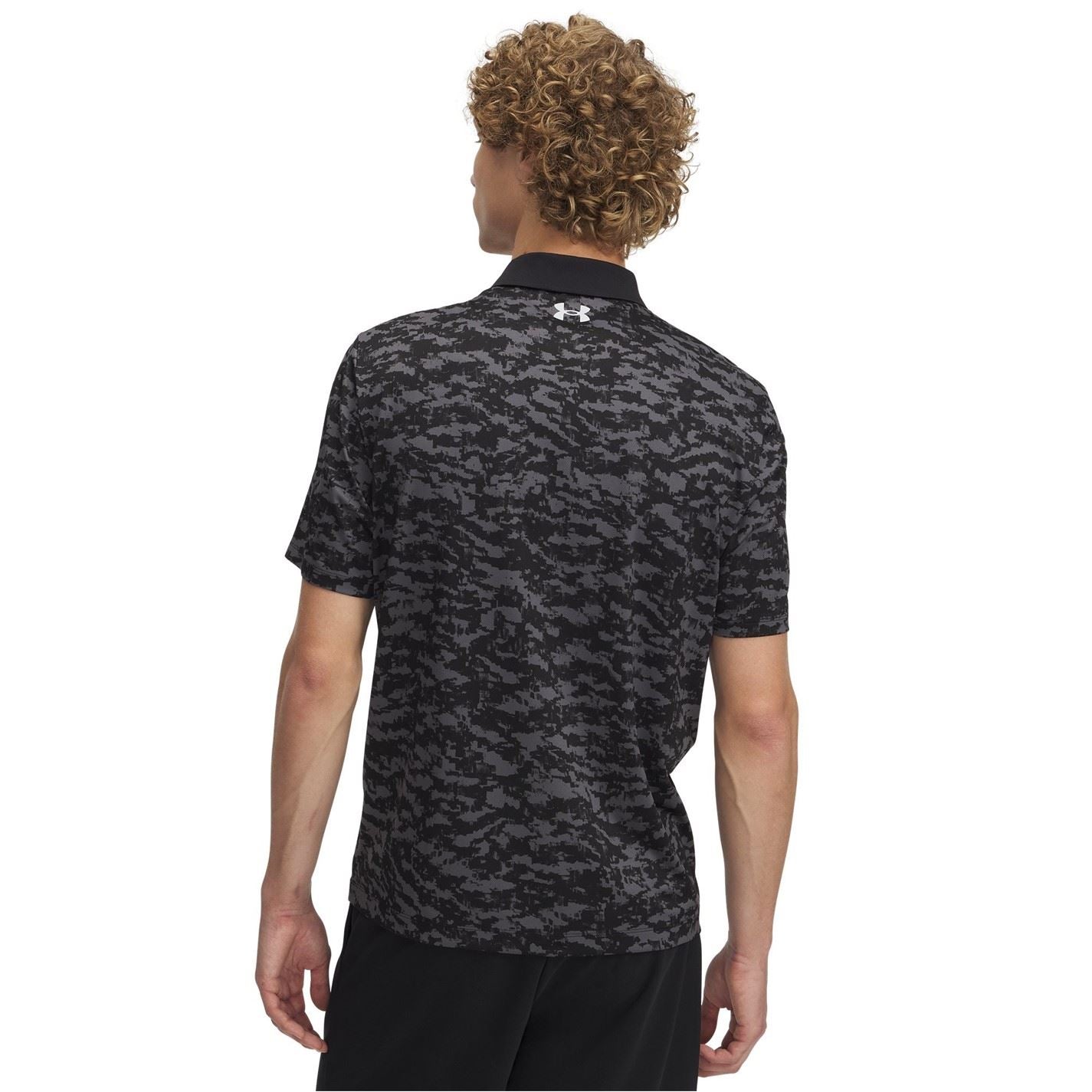 Under Armour Printed Short Sleeve Performance Polo Shirt