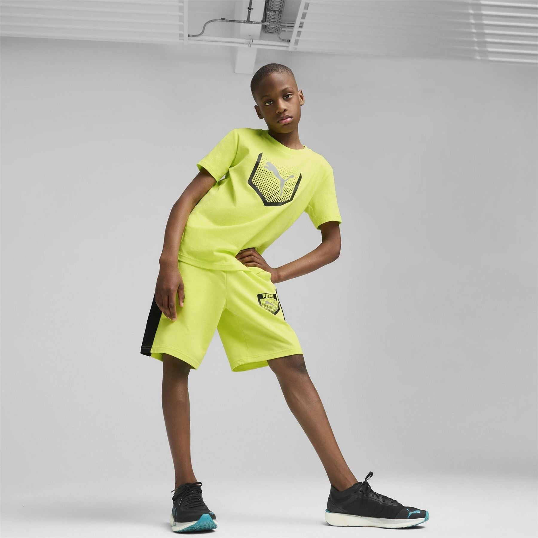 Puma Active Sports Graphic Sweat Shorts T Jogger Short Unisex Kids