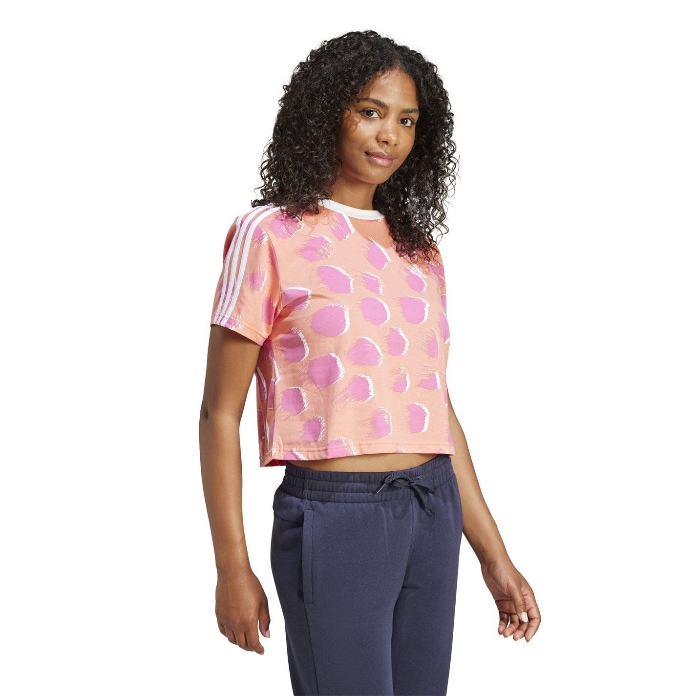 adidas Originals Cropped Crew Neck Regular Fit T-Shirt