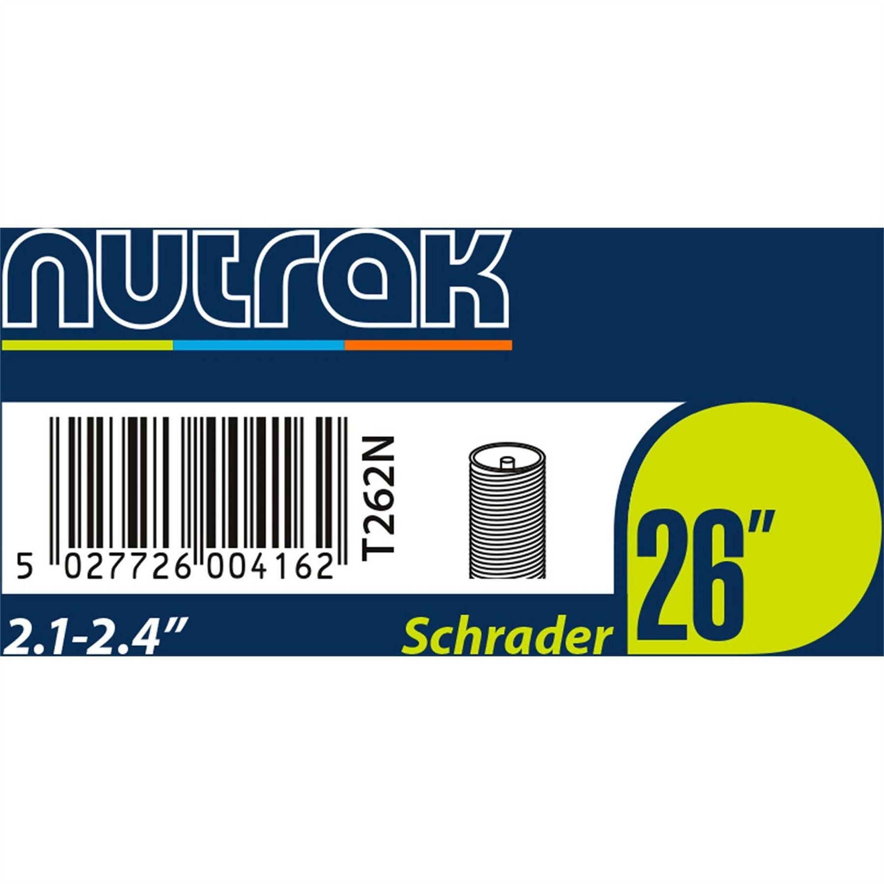 Nutrak X 2.1 2.4 Schrader Valve Inner Tube