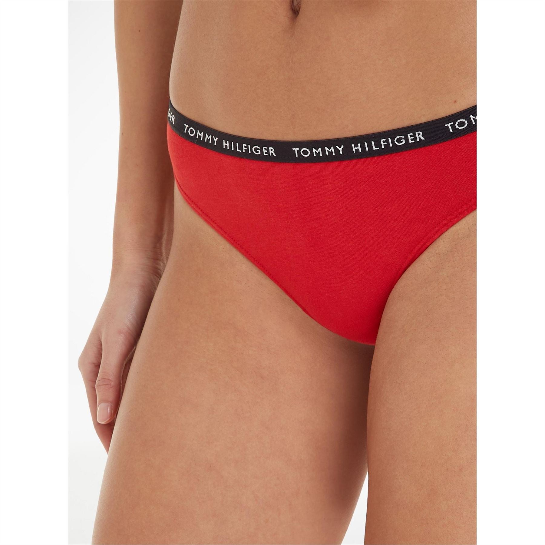 Tommy Hilfiger Womens Bodywear 3 Pack Thong Briefs