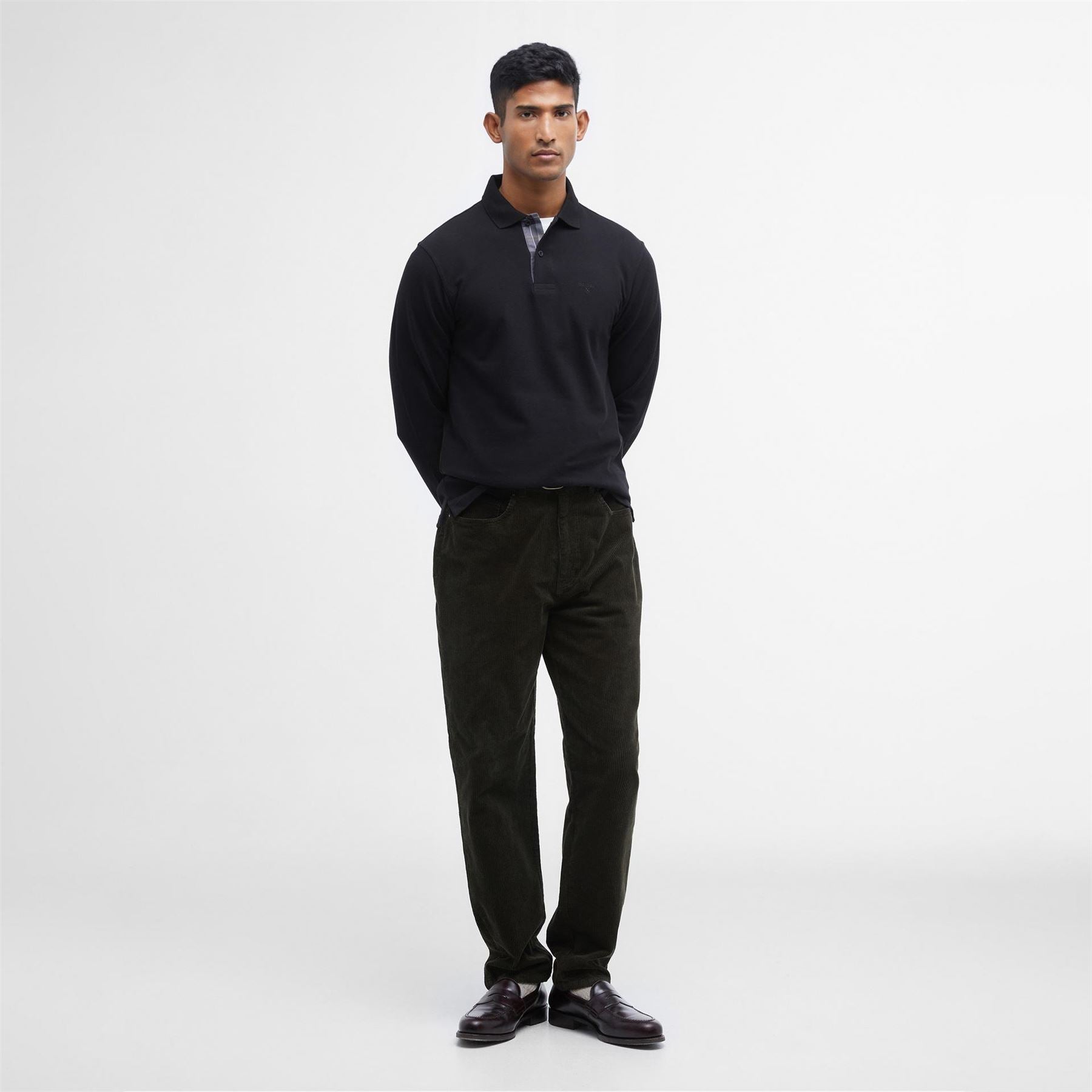 Barbour Long Sleeved Polo Shirt