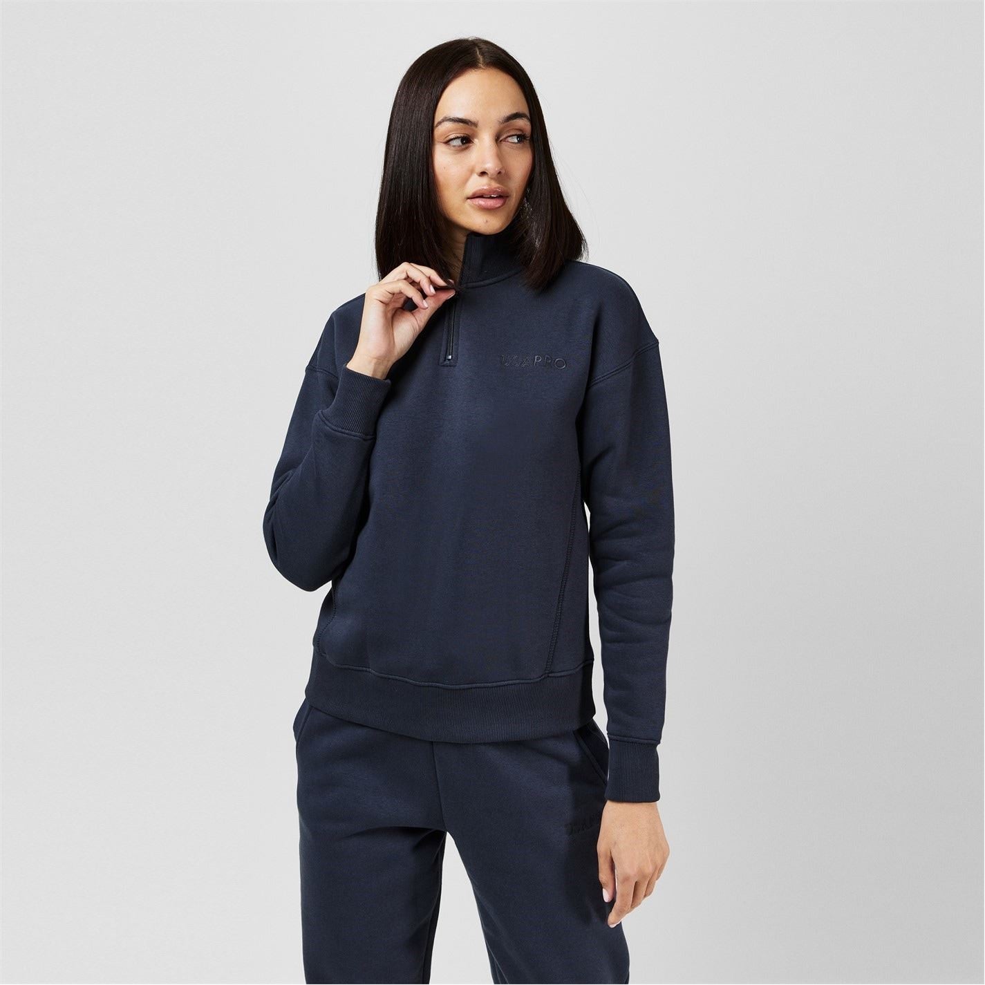 USA Pro Womens Quarter Zip Top