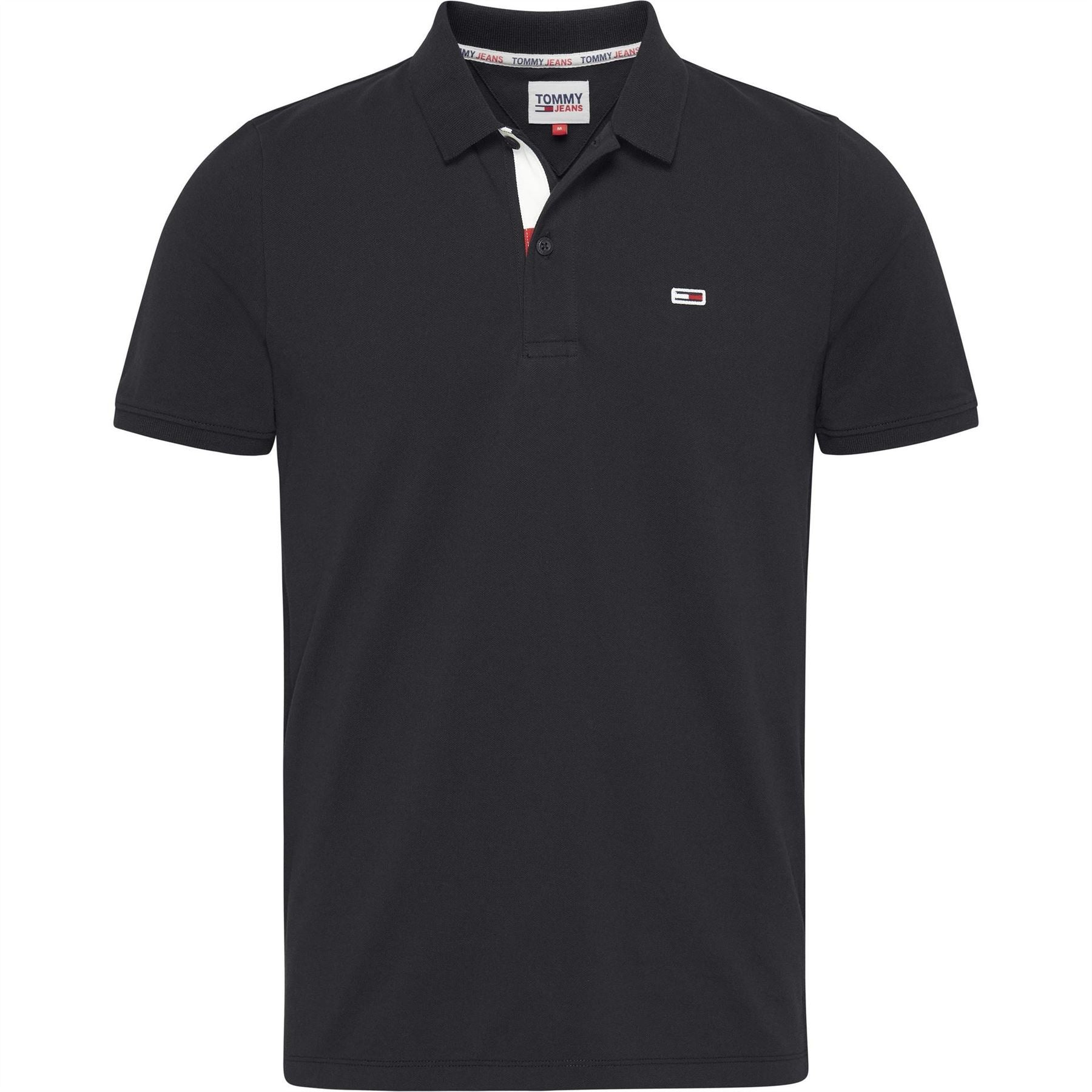 Tommy Jeans Mens Jeans Tjm Slim Placket Polo Shirt