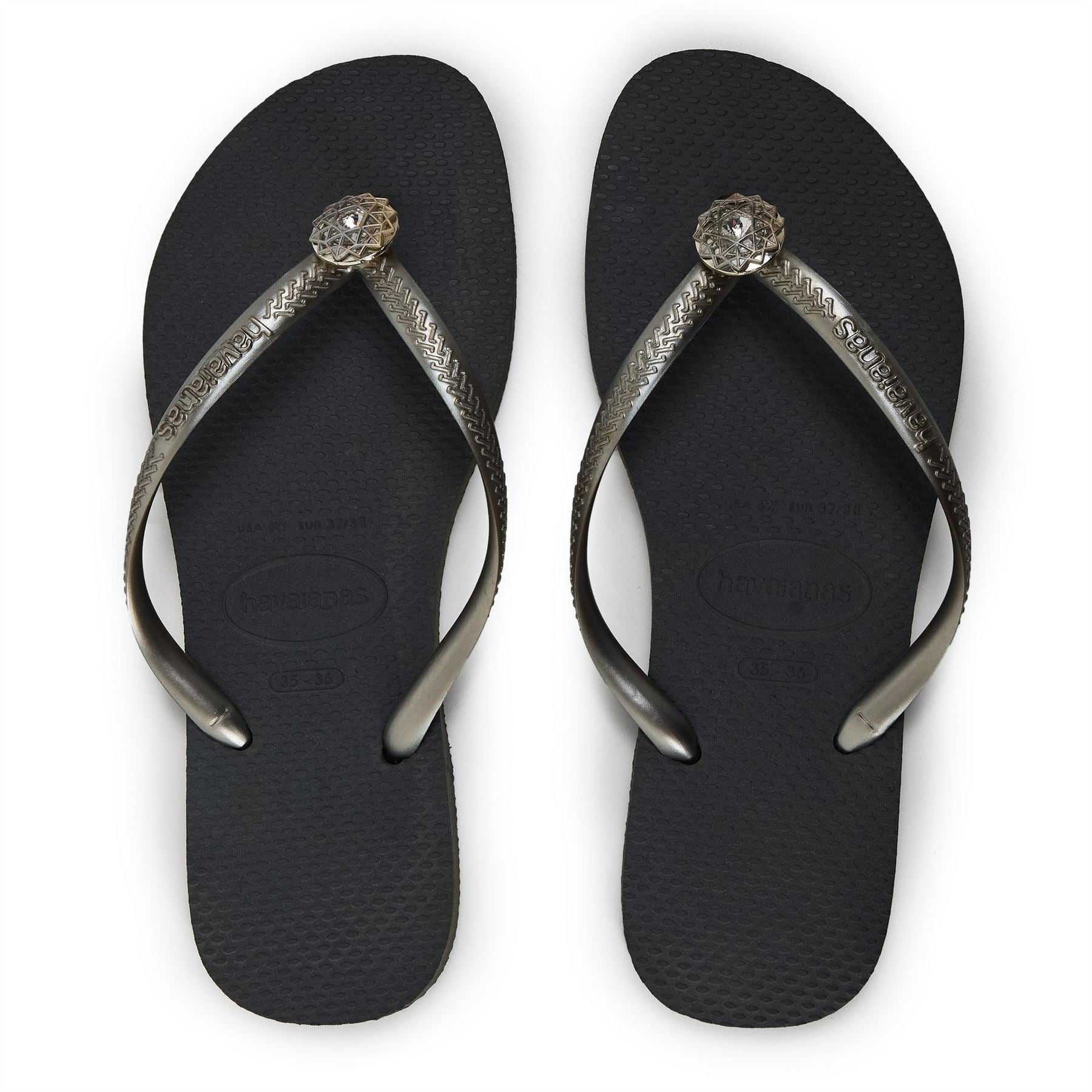Havaianas Slim Crystal Flip Flops