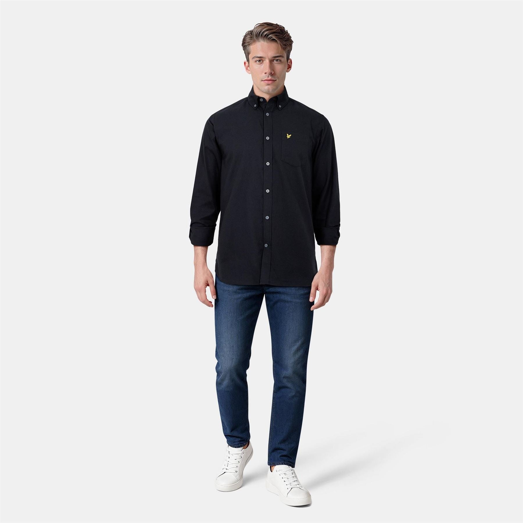 Lyle and Scott Flannel Long Sleeve Regular Fit Shirt