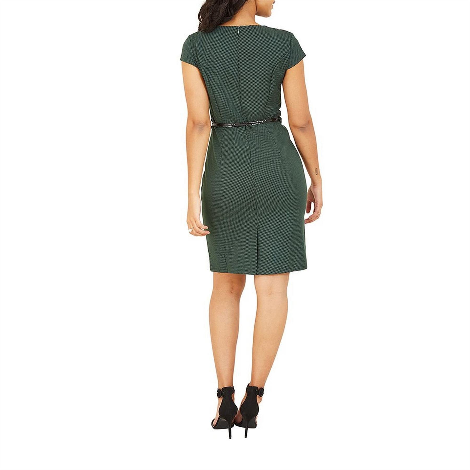 Yumi Pencil Dress In Green