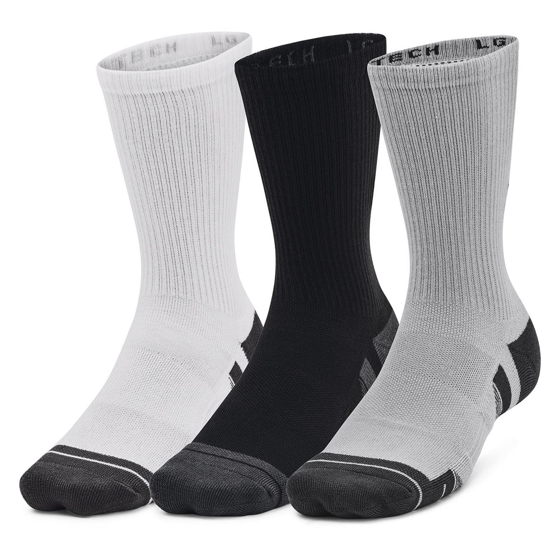 Under Armour Armour Ua Performance Tech 3 Pack Crew Socks Unisex