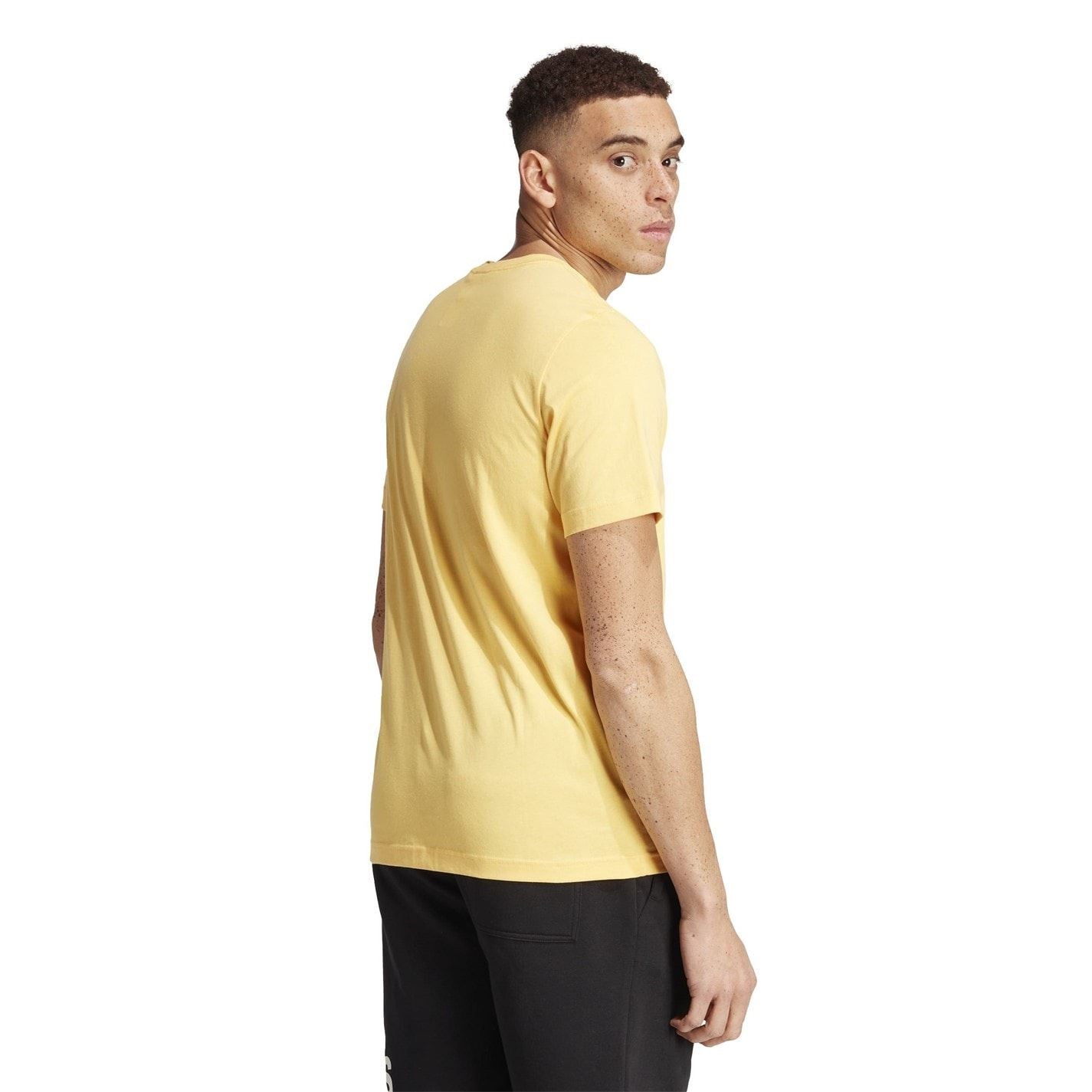 adidas Mens Essentials Single Jersey Logo T-Shirt