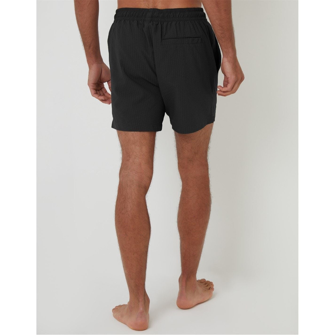 Threadbare Rola Relaxed Fit Textured Swim Shorts
