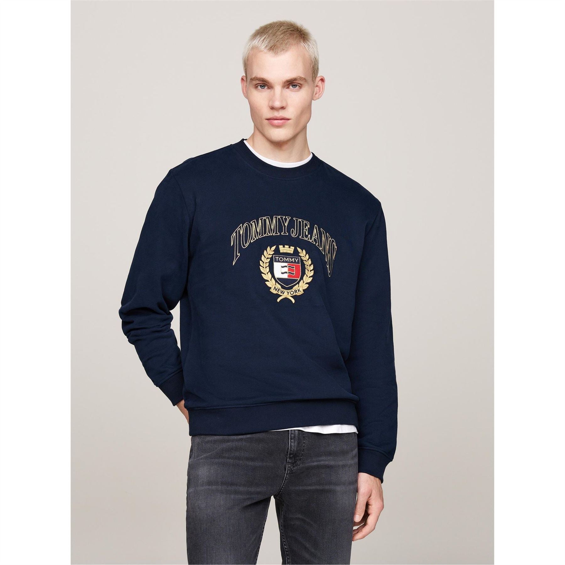 Tommy Jeans Embroidery Pullover Sweatshirt