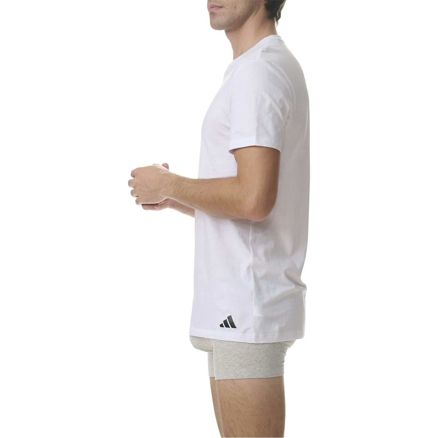 adidas 3 Pack Regular Fit Crew Neck T-Shirts